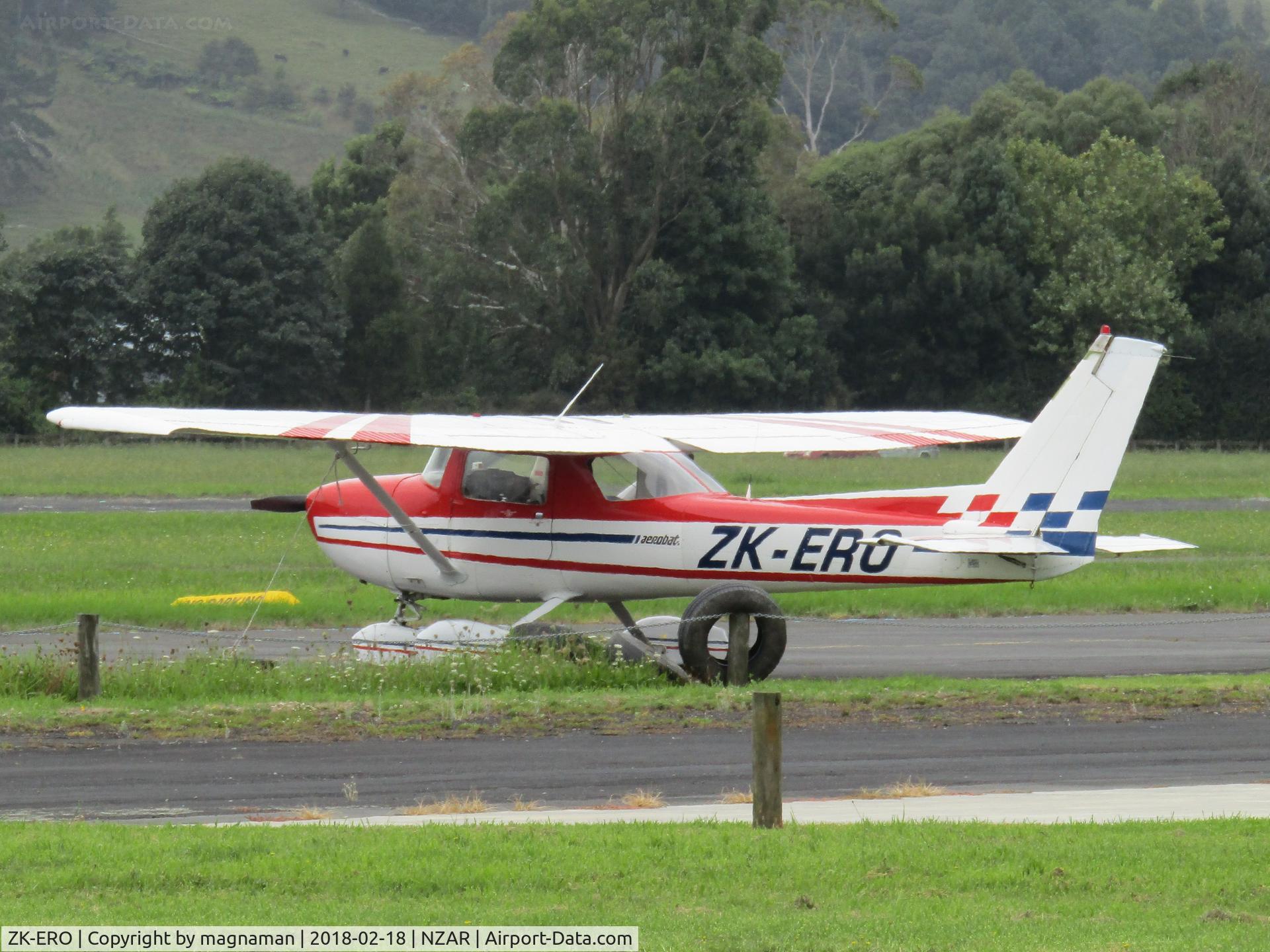 ZK-ERO, Cessna A150M Aerobat C/N A1500714, on maintenance ramp