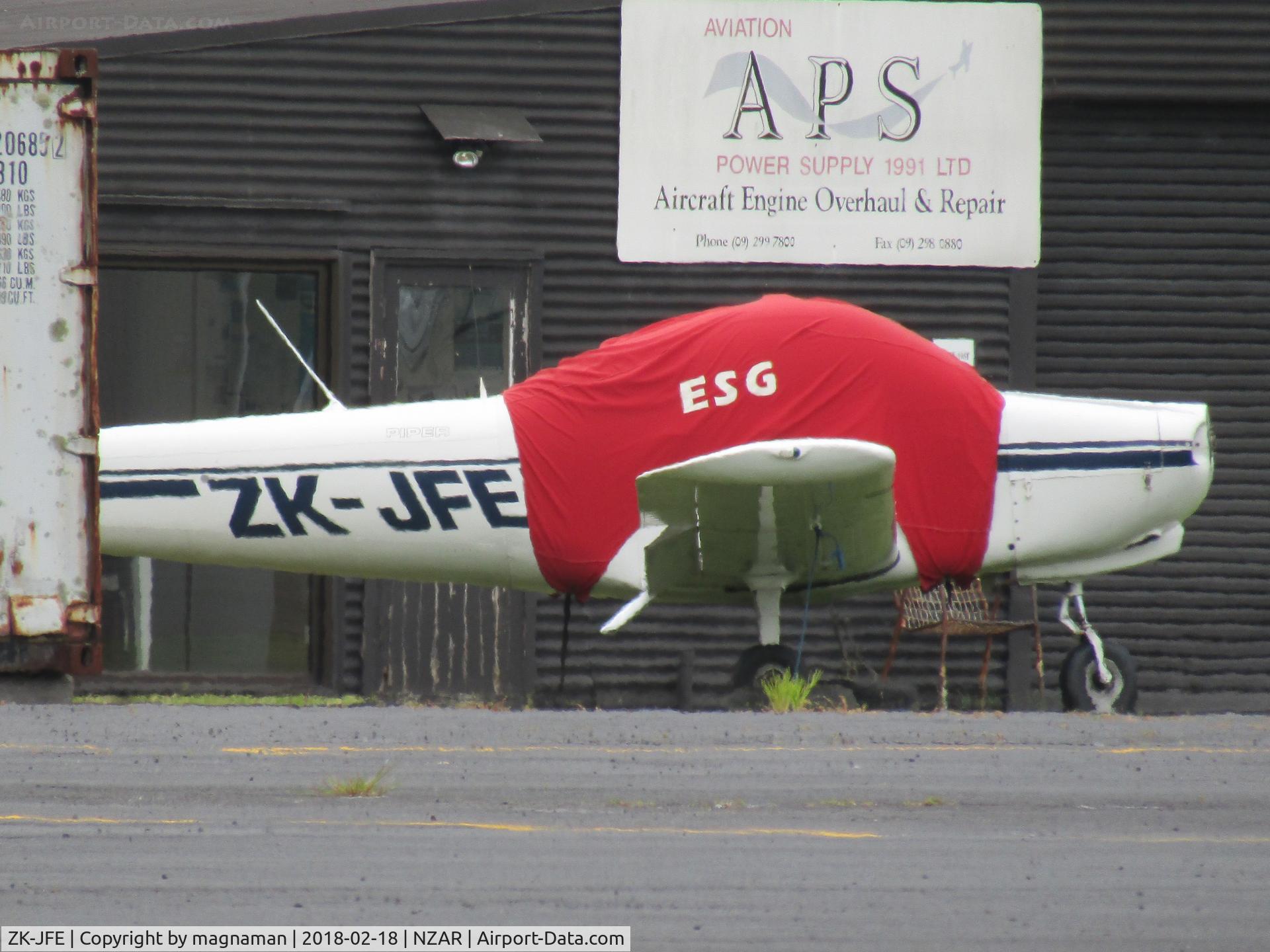 ZK-JFE, Piper PA-38-112 Tomahawk Tomahawk C/N 38-78A0568, at ardmore - parked up going nowhere