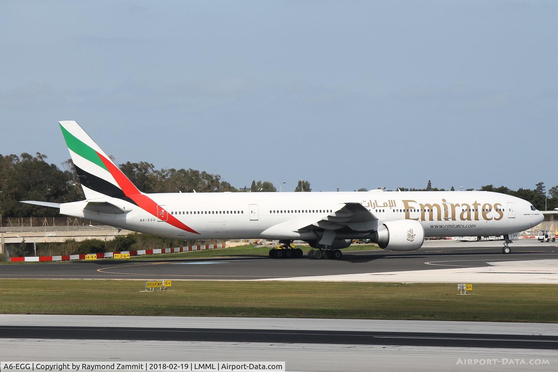 A6-EGG, 2011 Boeing 777-31H/ER C/N 41070, B777 A6-EGG Emirates Airlines