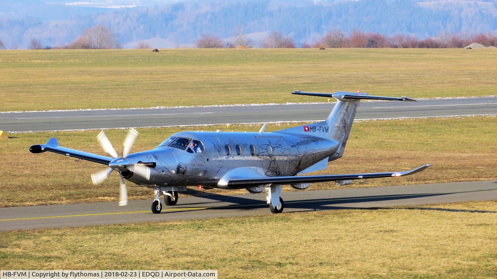 HB-FVM, 2011 Pilatus PC-12/47E C/N 1291, Pilatus PC-12 HB-FVM Bayreuth Airport