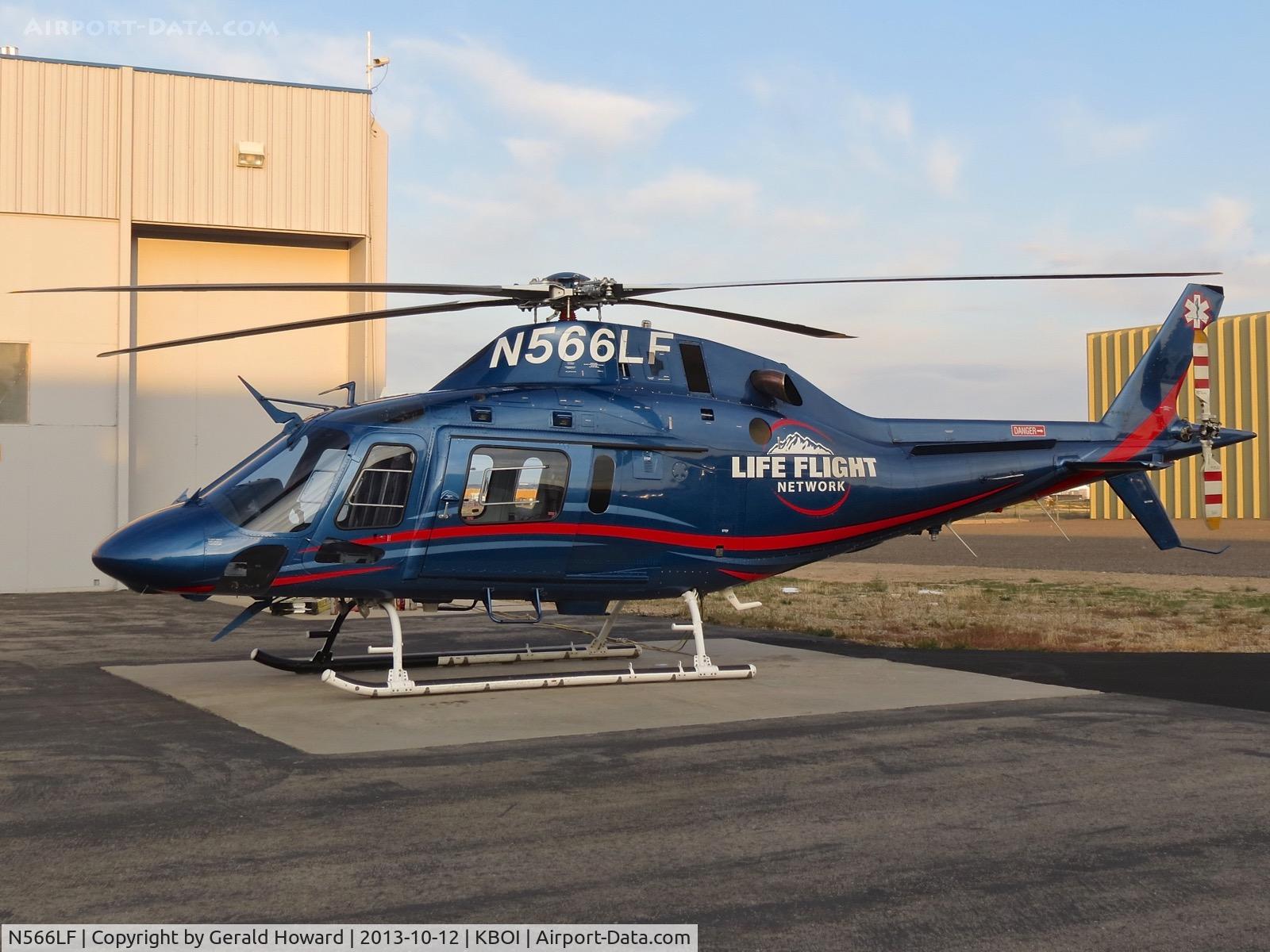 N566LF, 2013 AgustaWestland AW-119 Mk.II C/N 14808, Parked on the Life Flight ramp.