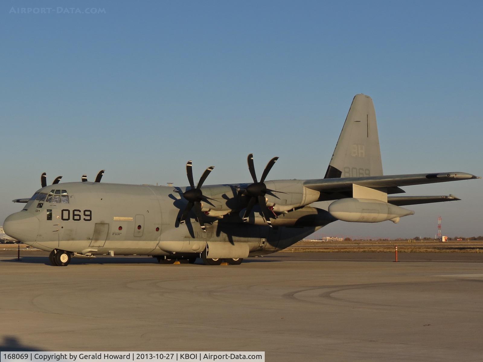 168069, Lockheed Martin KC-130J Hercules C/N 382-5660, Parked on the south GA ramp.  VMGR-252, Cherry Point, NC.