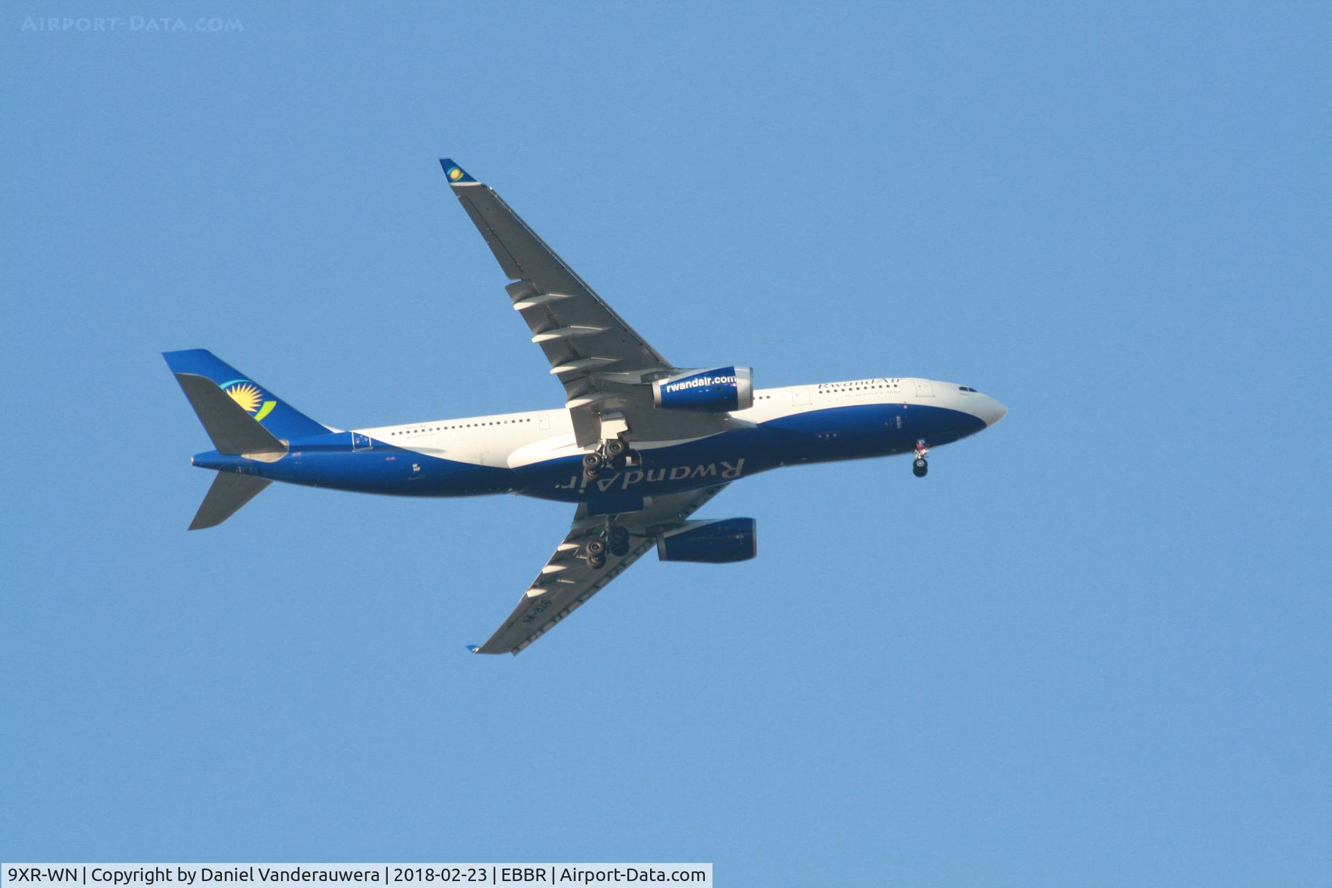 9XR-WN, 2016 Airbus A330-243 C/N 1741, Arrival of flight WB700 on approach to RWY 07L