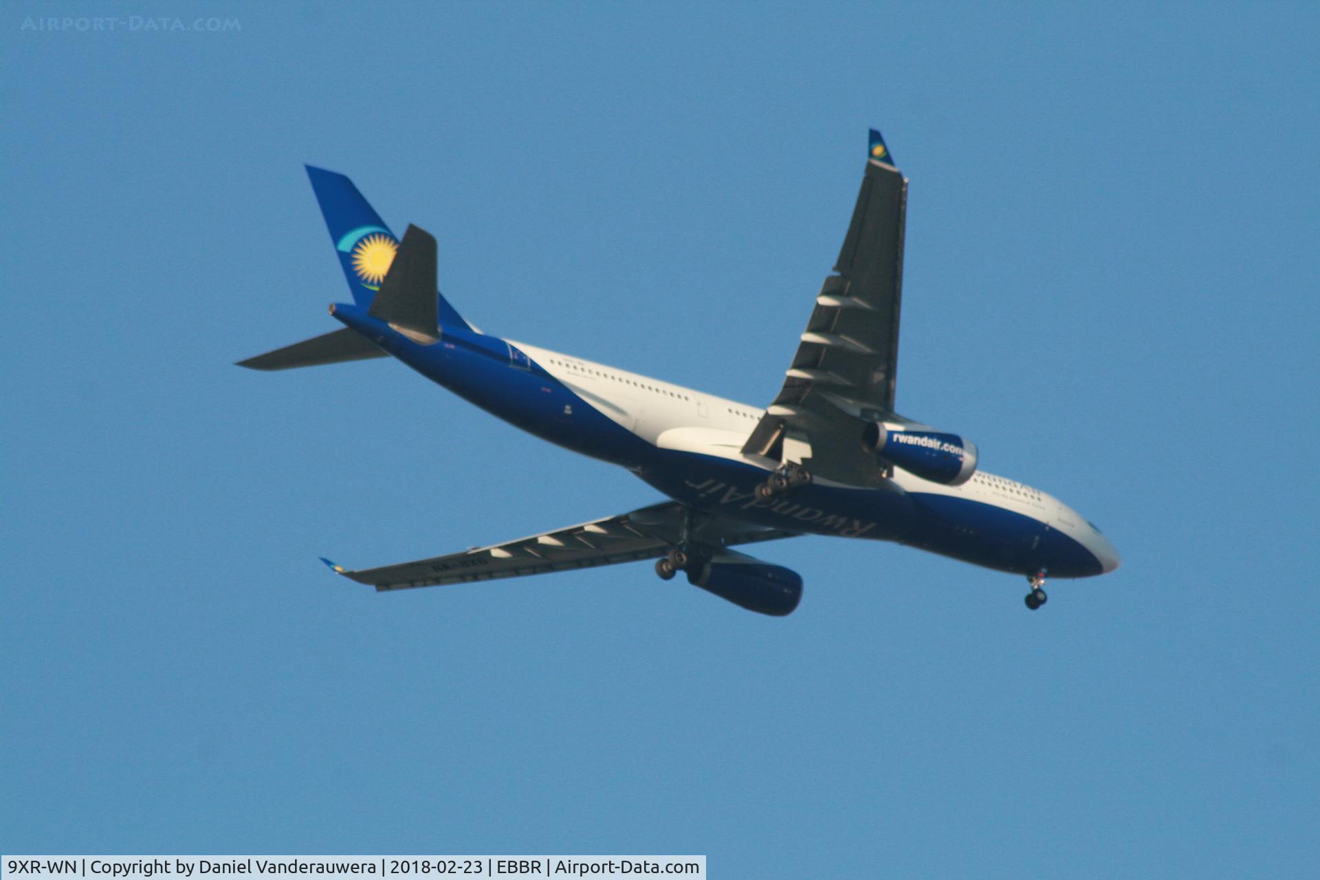 9XR-WN, 2016 Airbus A330-243 C/N 1741, Flight WB700 on approach to RWY 07L