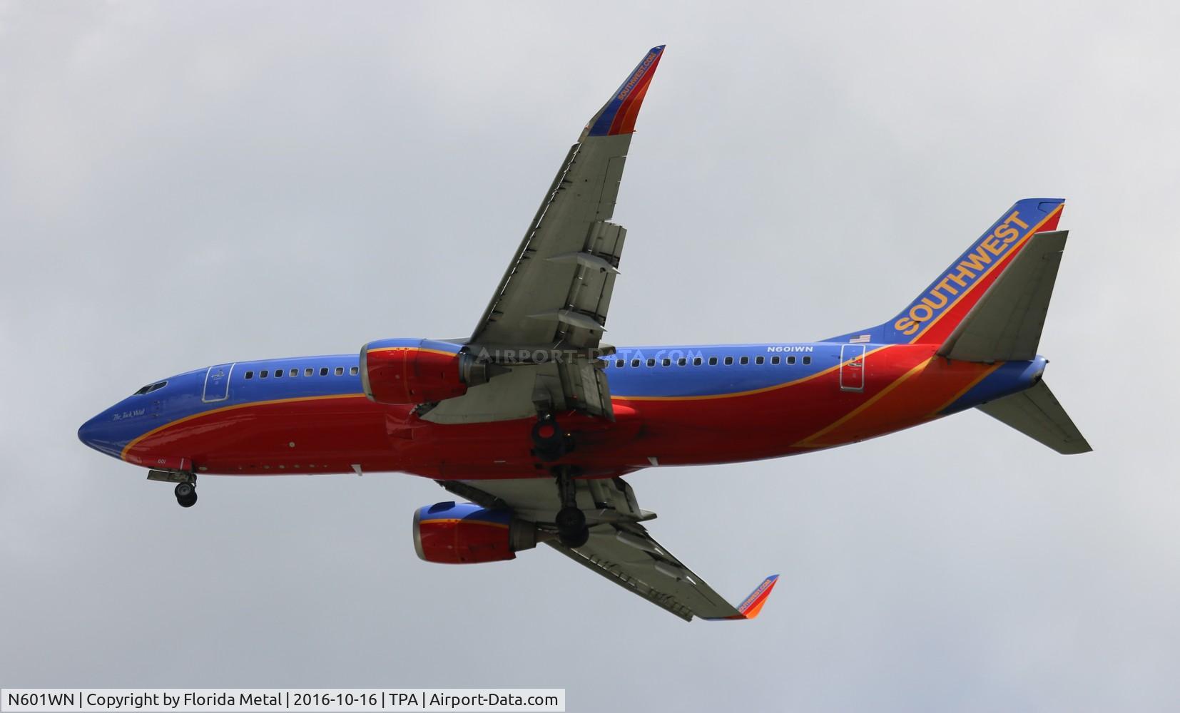 N601WN, 1995 Boeing 737-3H4 C/N 27695, Southwest