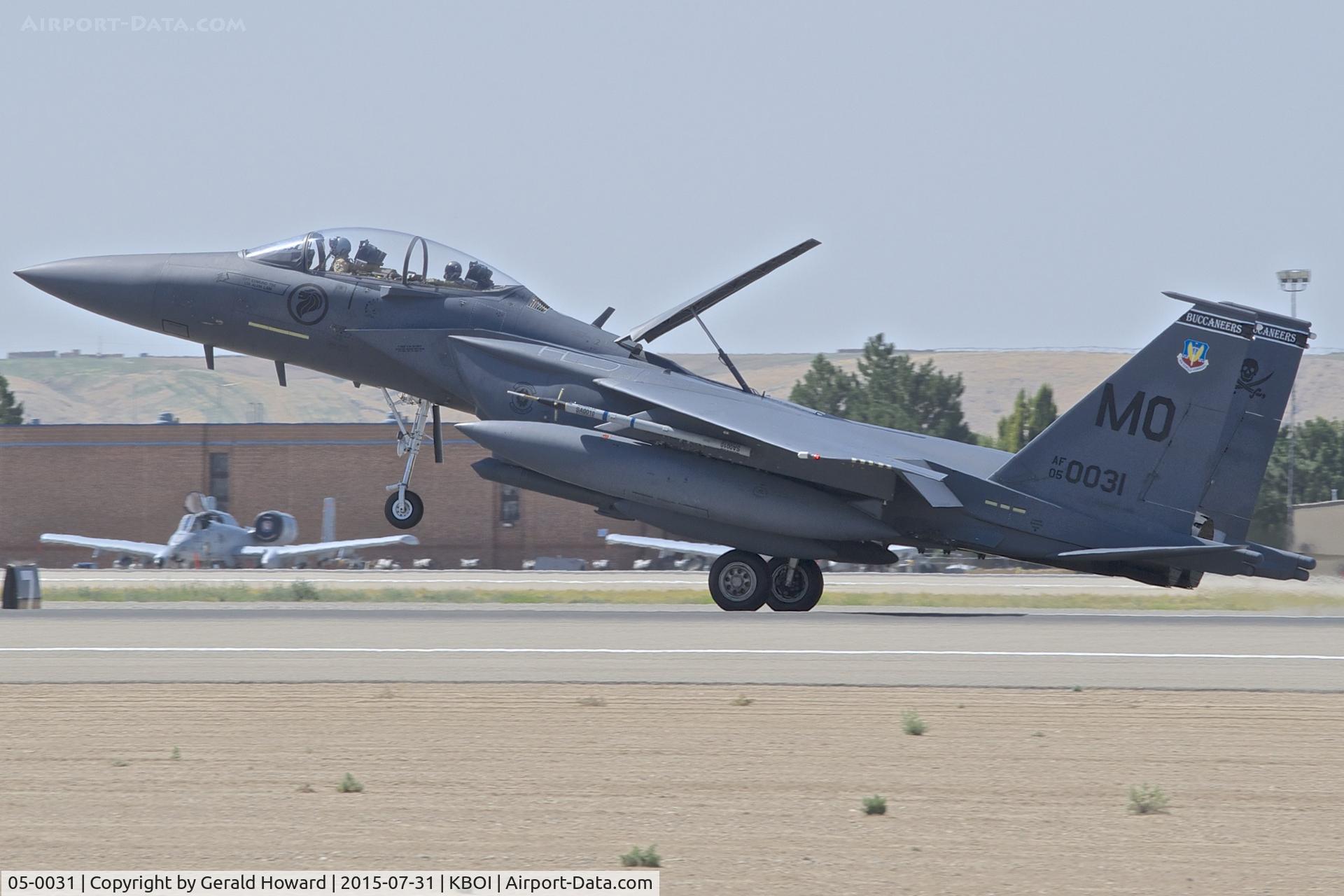 05-0031, 2005 Boeing F-15SG Strike Eagle C/N SG31, Landing RWY 10L. 428th Fighter Sq. 