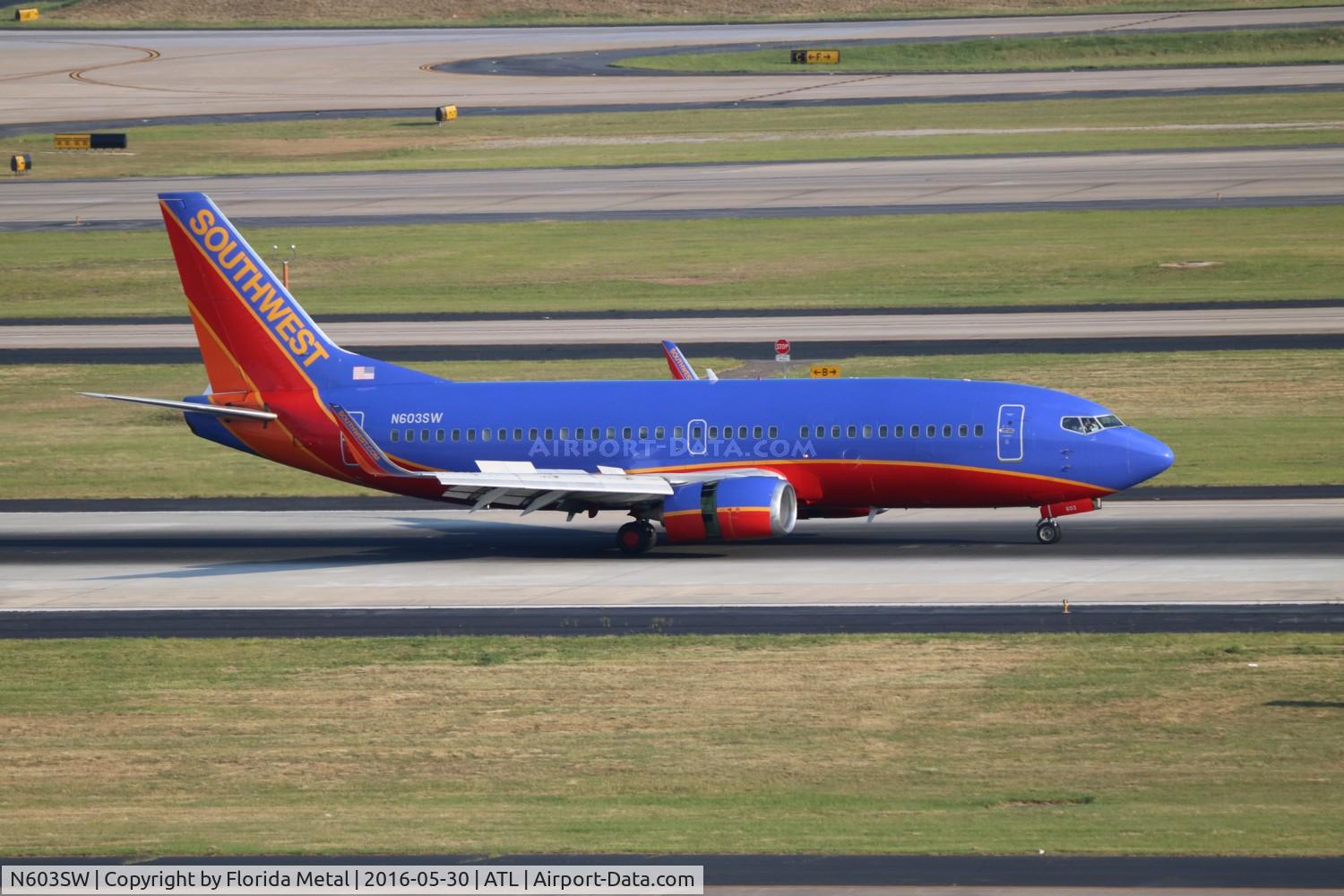 N603SW, 1995 Boeing 737-3H4 C/N 27954, Southwest