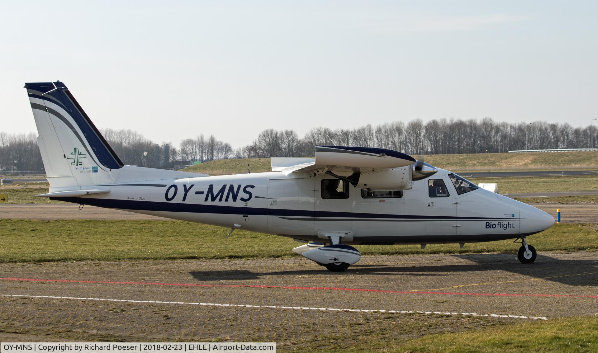 OY-MNS, 2016 Vulcanair P-68C C/N 502, After maintenance at EHLE.