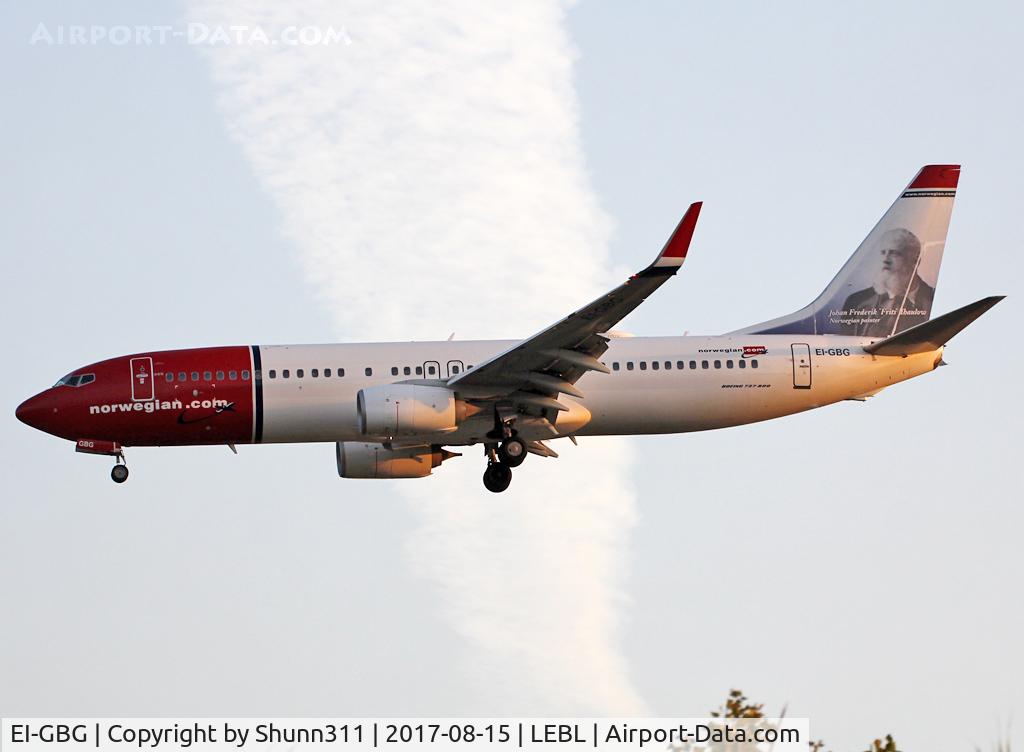 EI-GBG, 2013 Boeing 737-8JP C/N 39023, Landing rwy 25R