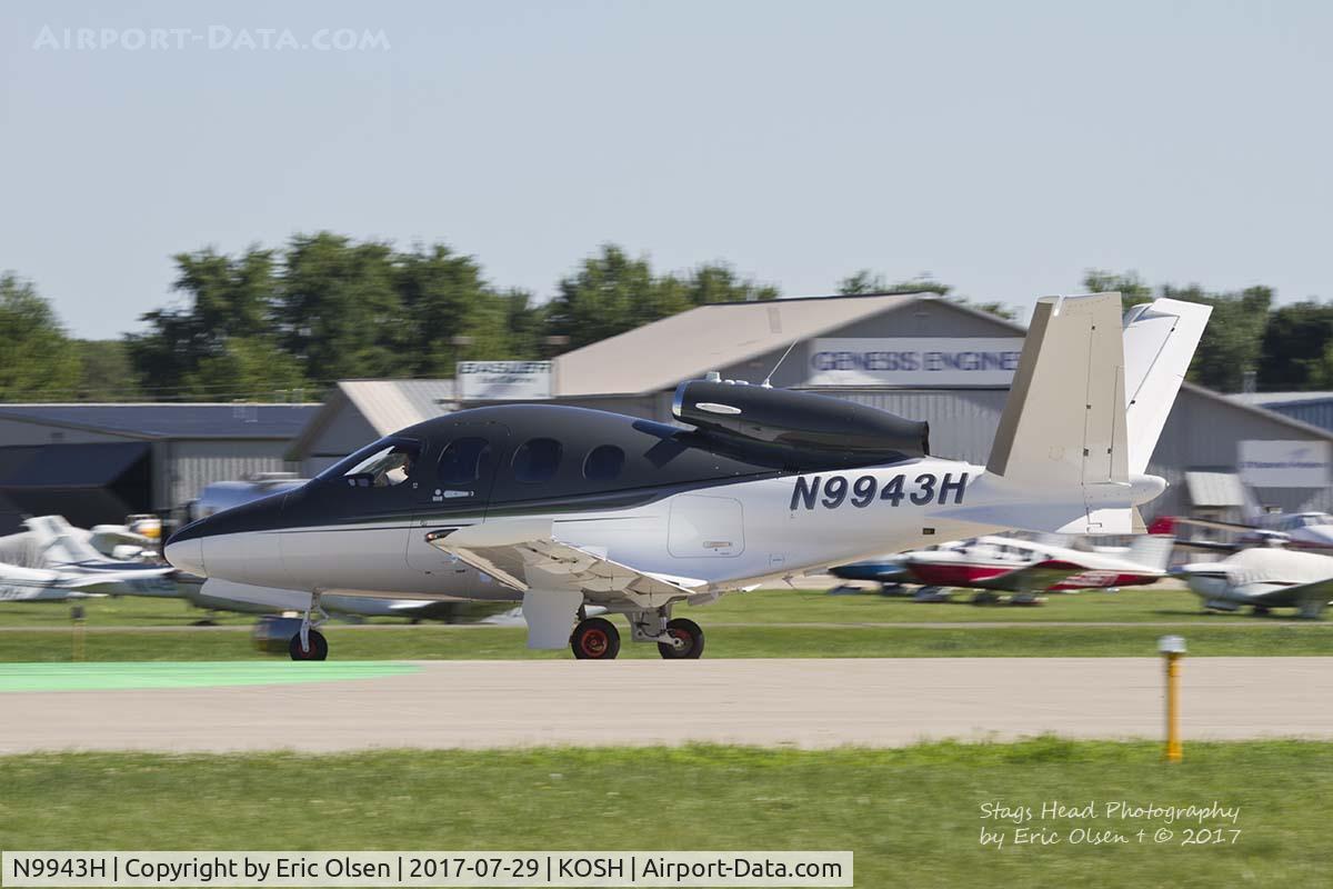 N9943H, 2016 Cirrus SF50 Vision C/N 0007, Cirrus SF50 at Airventure.
