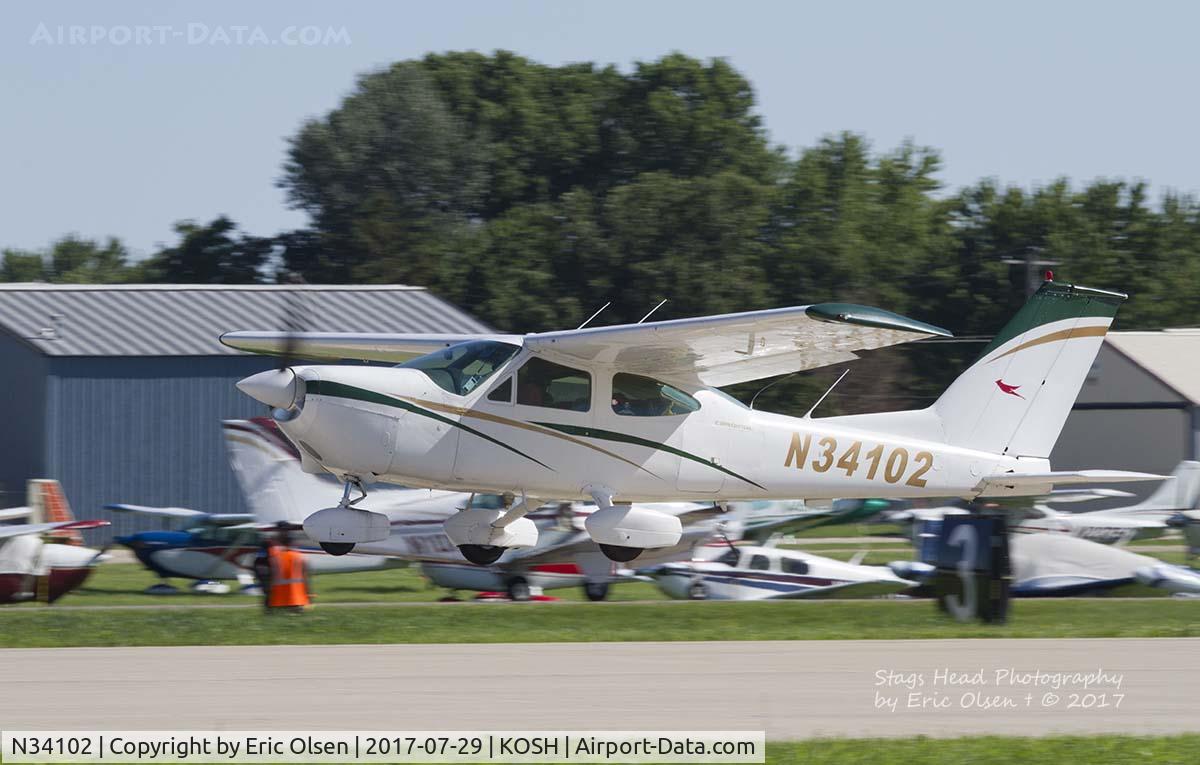 N34102, 1971 Cessna 177B Cardinal C/N 17701642, Cessna 177 at Airventure.