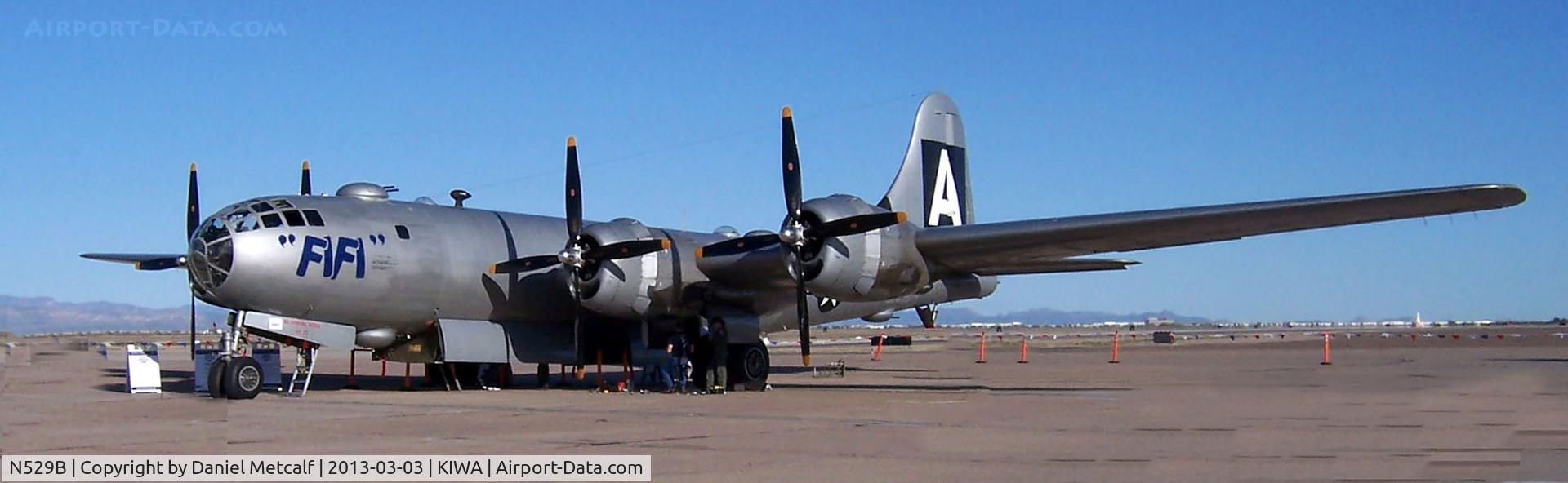 N529B, 1944 Boeing B-29A-60-BN Superfortress C/N 11547, Seen at Phoenix-Mesa Gateway Airport