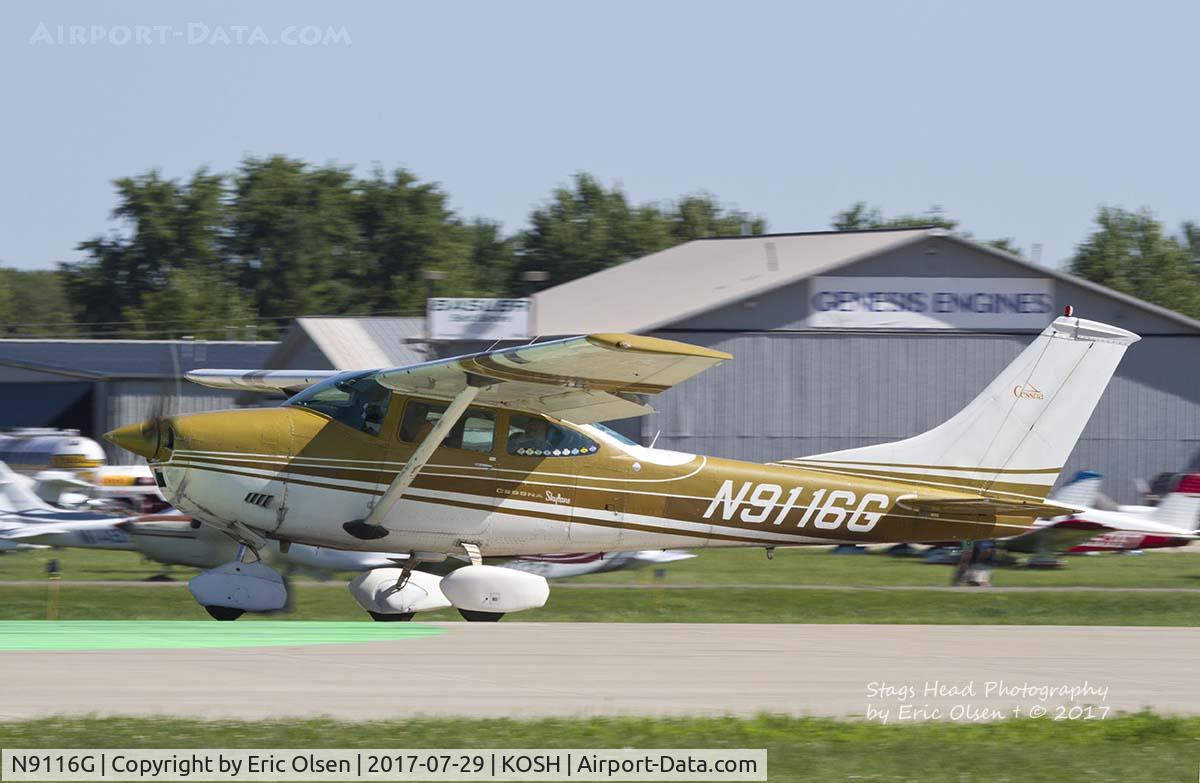 N9116G, 1971 Cessna 182N Skylane C/N 18260656, Cessna 182 departing Airventure.