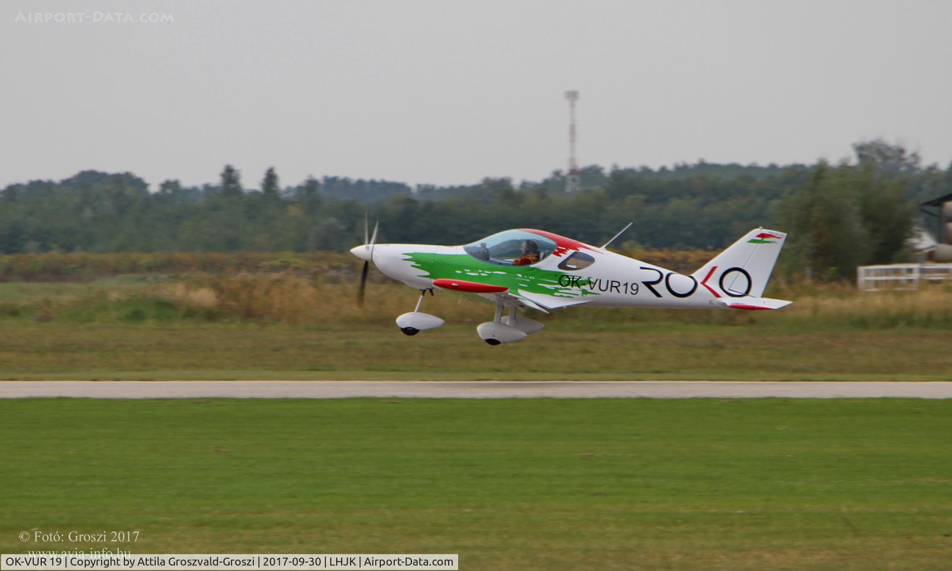 OK-VUR 19, 2016 Roko-Aero NG 6UL C/N 6P1400410K/2016, Jakabszállás Airport, Hungary