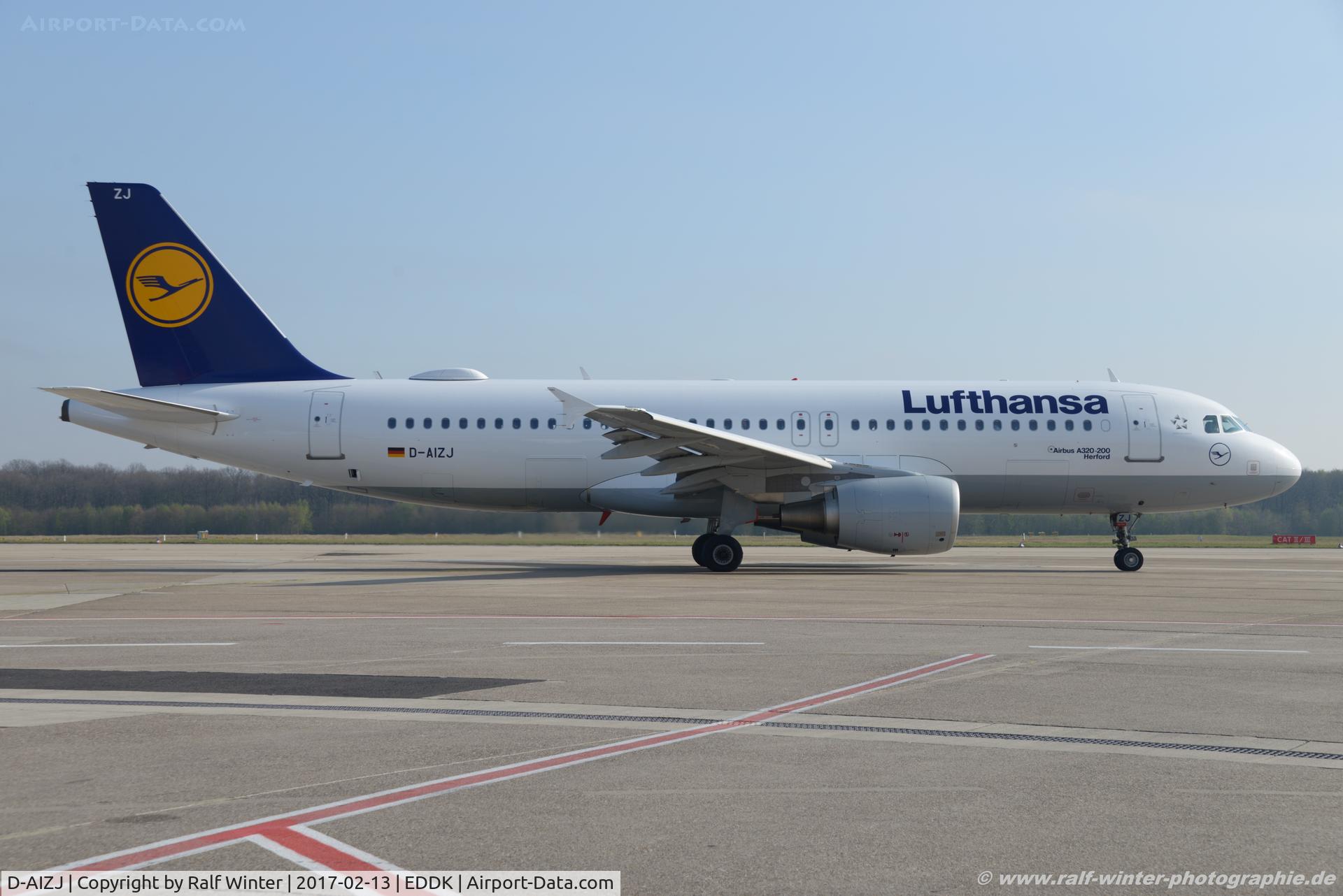 D-AIZJ, 2010 Airbus A320-214 C/N 4449, Airbus A320-214 - LH DLH Lufthansa 'Herford' - 4449 - D-AIZJ - 13.02.2017 - CGN