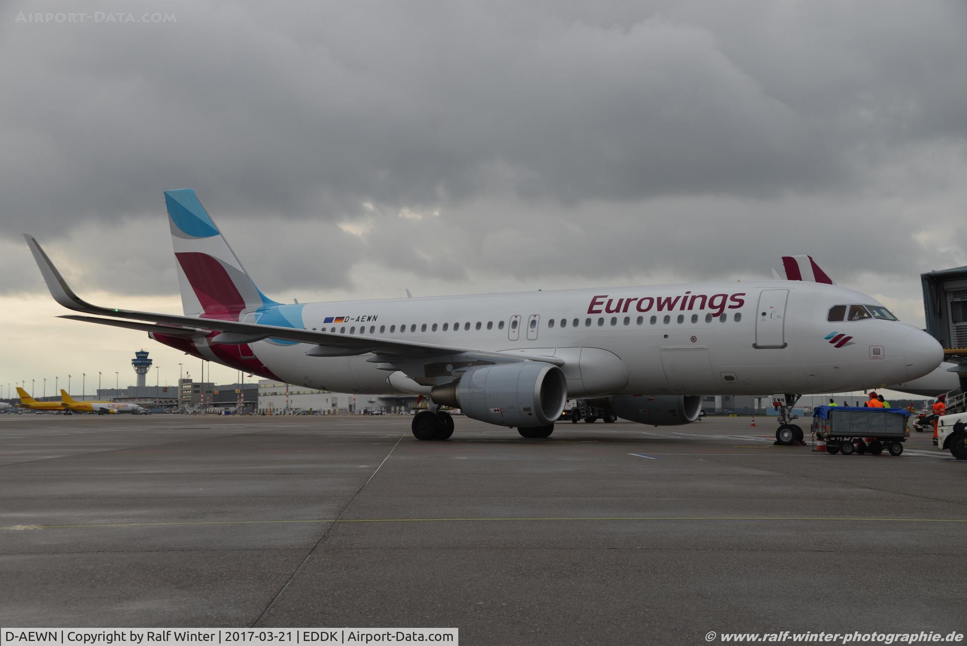 D-AEWN, 2016 Airbus A320-214 C/N 7393, Airbus A320-214 - RW EWG Eurowings - 7393 - D-AEWN - 21.03.2107 - CGN
