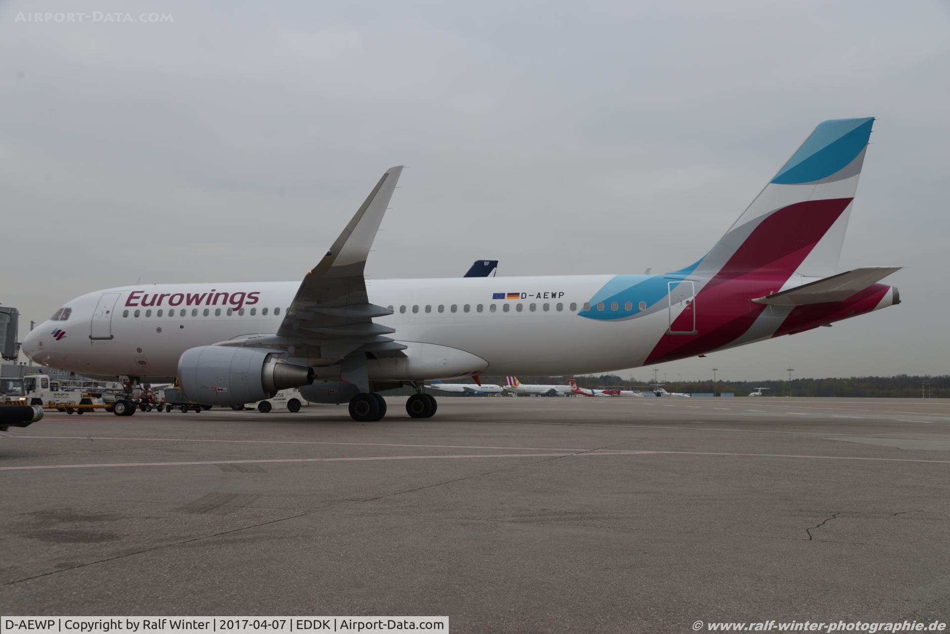D-AEWP, 2016 Airbus A320-214 C/N 7377, Airbus A320-214(W) - EW EWG Eurowings - 7377 - D-AEWP - 07.04.2017 - CGN