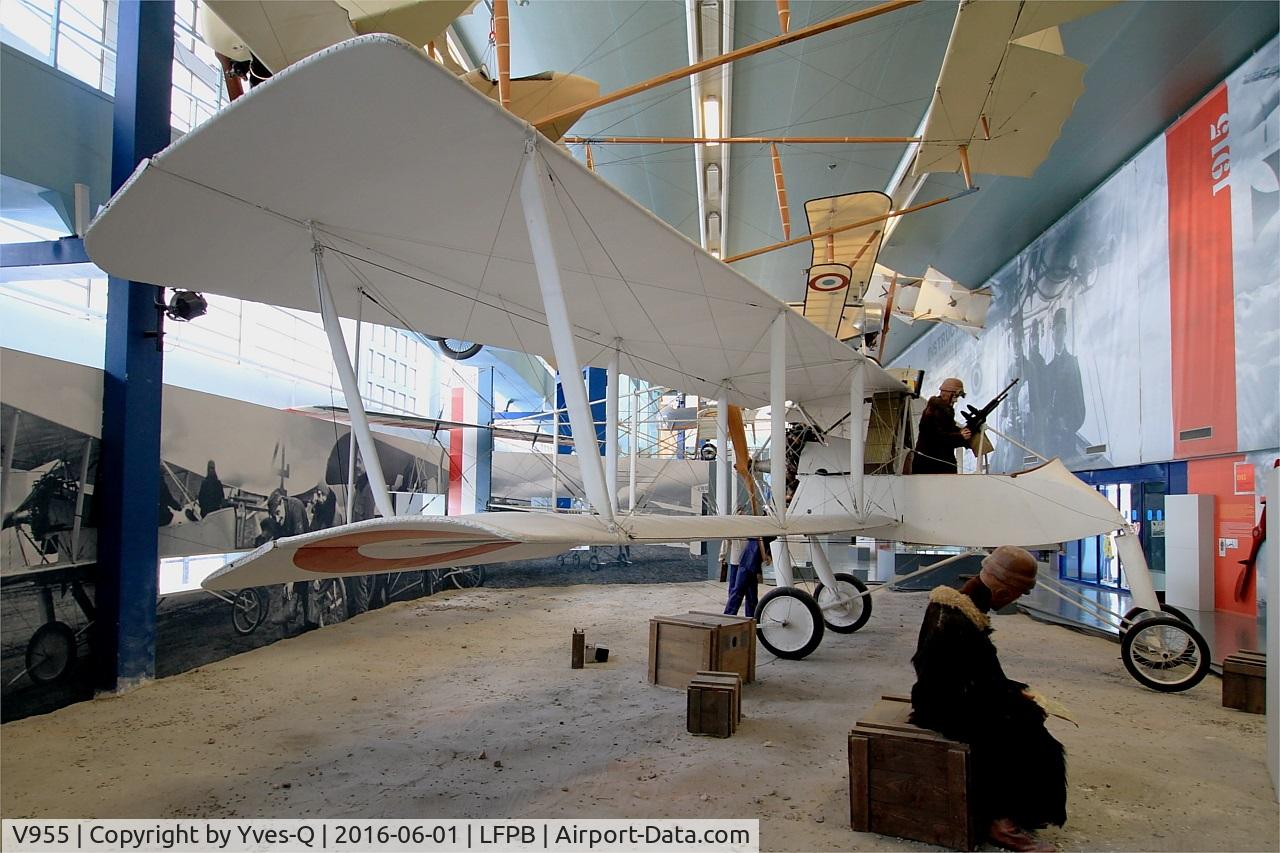 V955, 1915 Voisin LAS C/N Not found V955, Voisin LAS, Air & Space Museum Paris-Le Bourget Airport (LFPB-LBG)