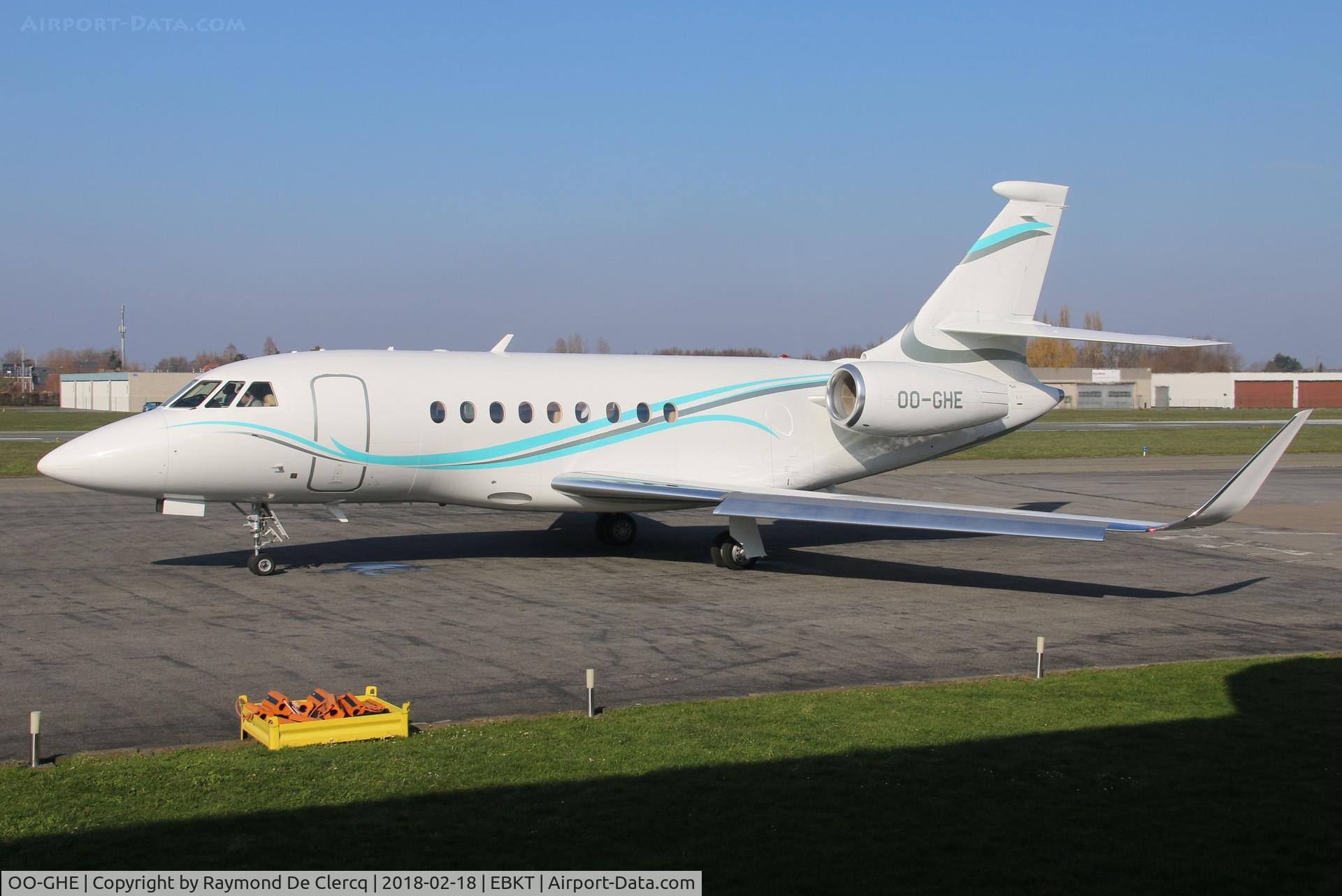 OO-GHE, 2012 Dassault Falcon 2000EX C/N 243, Ready for departure.