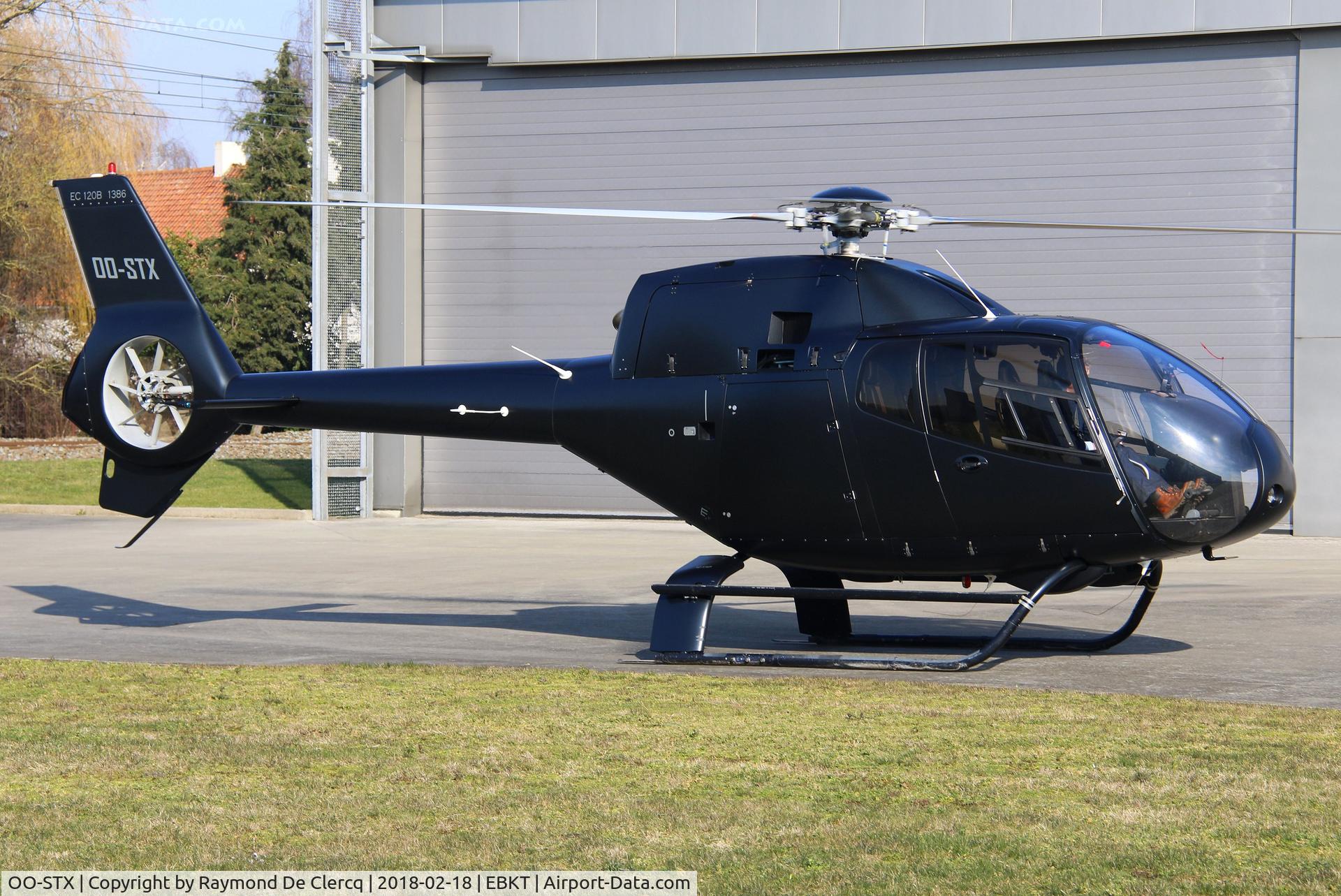 OO-STX, 2004 Eurocopter EC-120B Colibri C/N 1386, At Wevelgem.