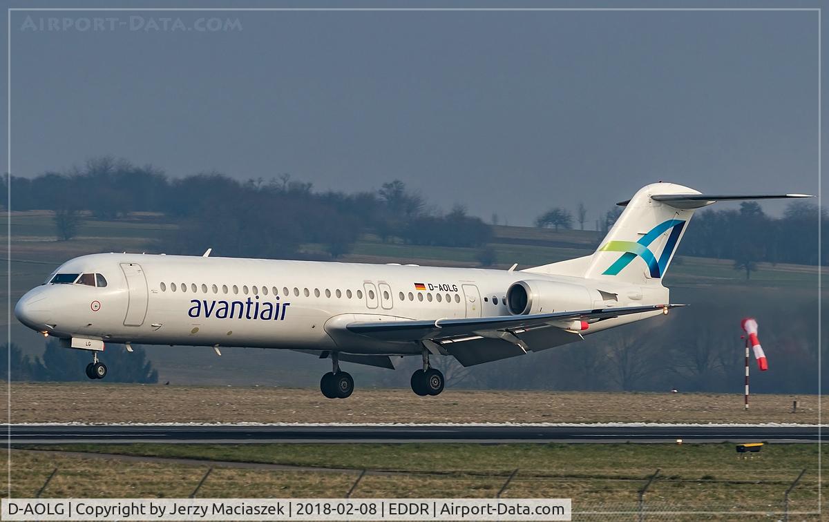 D-AOLG, 1993 Fokker 100 (F-28-0100) C/N 11452, Fokker 100