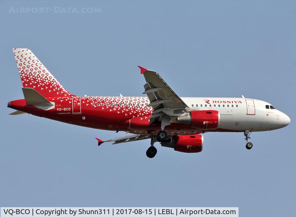 VQ-BCO, 2009 Airbus A319-112 C/N 3942, Landing rwy 07L