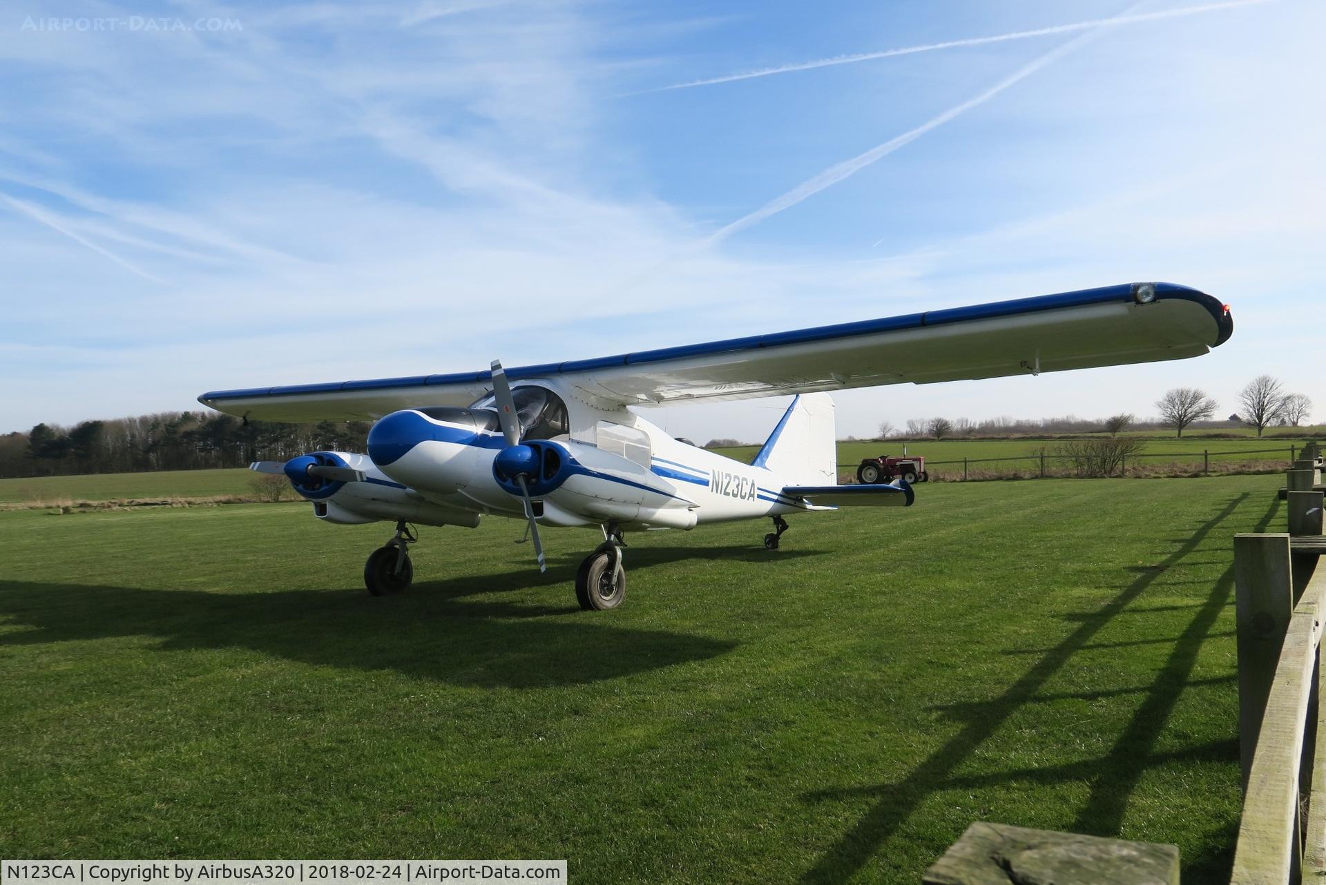 N123CA, 1964 Dornier Do-28A-1 C/N 3051, Parked up Northreps
