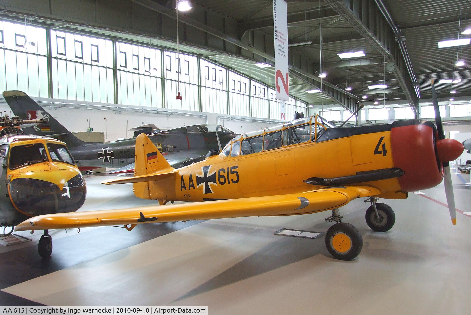 AA 615, 1952 Canadian Car & Foundry T-6H Harvard Mk.4 C/N CCF4-465, Canadian Car & Foundry CCF T-6H Harvard Mk4 at the Luftwaffenmuseum, Berlin-Gatow