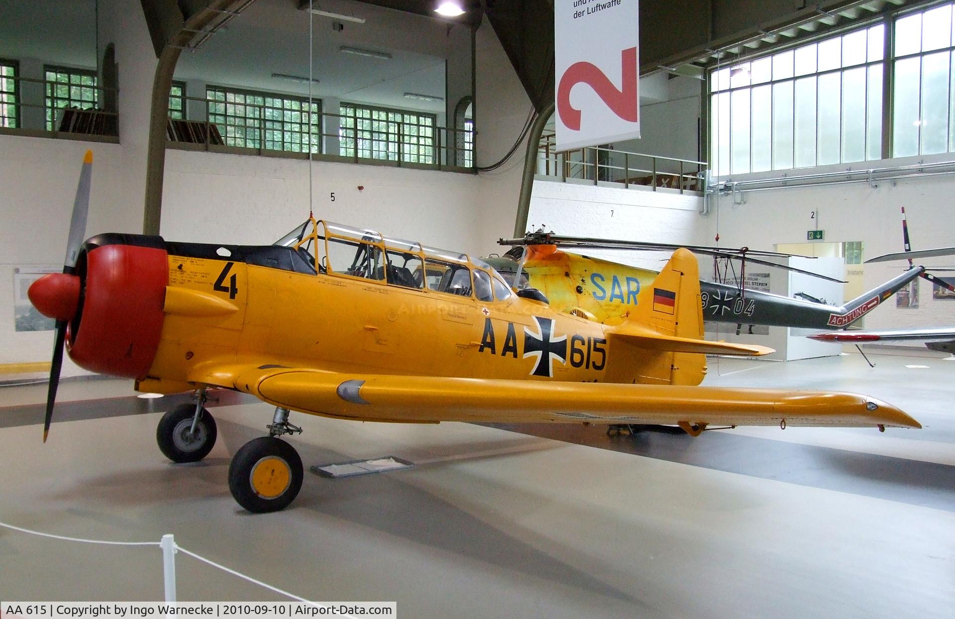 AA 615, 1952 Canadian Car & Foundry T-6H Harvard Mk.4 C/N CCF4-465, Canadian Car & Foundry CCF T-6H Harvard Mk4 at the Luftwaffenmuseum, Berlin-Gatow