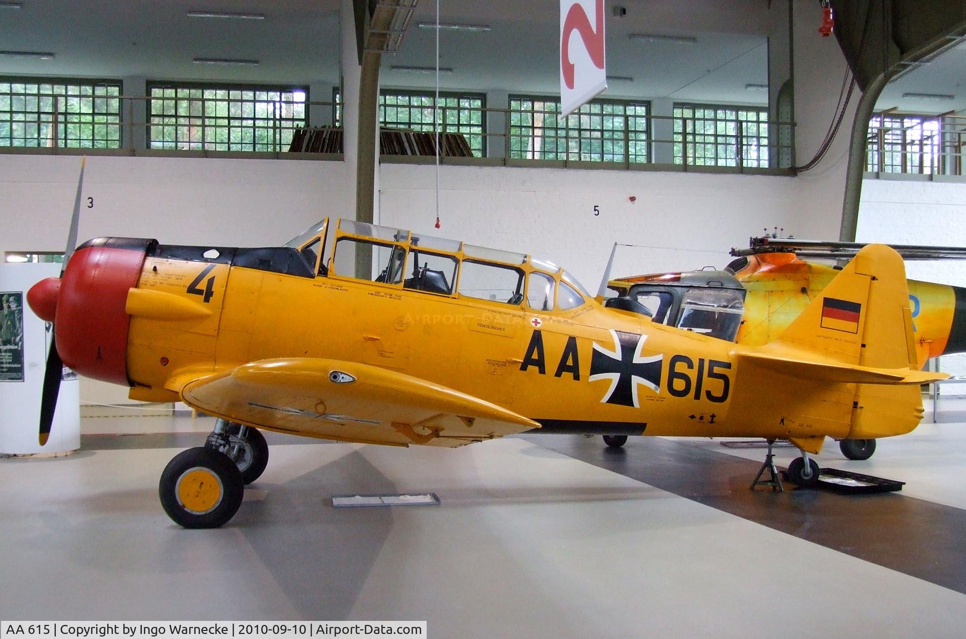 AA 615, 1952 Canadian Car & Foundry T-6H Harvard Mk.4 C/N CCF4-465, Canadian Car & Foundry CCF T-6H Harvard Mk4 at the Luftwaffenmuseum, Berlin-Gatow