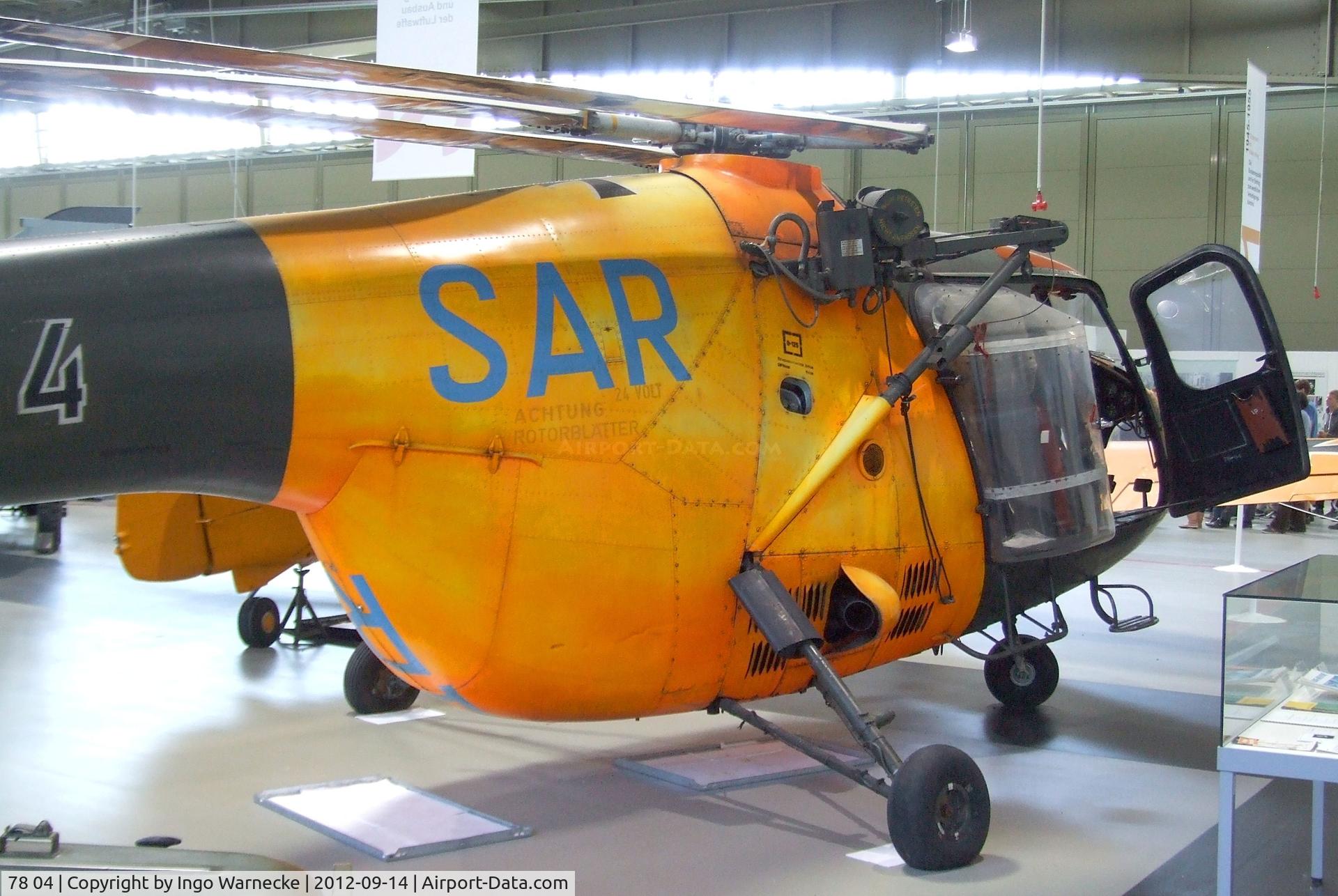 78 04, Bristol 171 Sycamore Mk.52 C/N 13442, Bristol 171 Sycamore Mk52 at the Luftwaffenmuseum, Berlin-Gatow