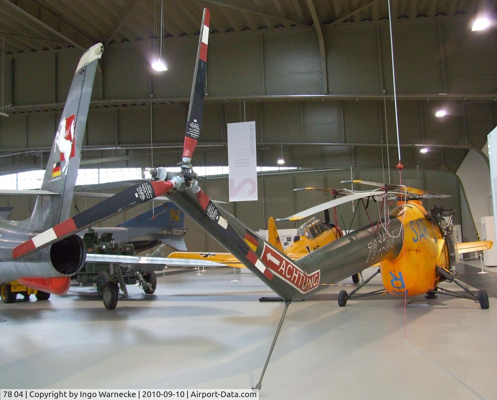 78 04, Bristol 171 Sycamore Mk.52 C/N 13442, Bristol 171 Sycamore Mk52 at the Luftwaffenmuseum, Berlin-Gatow