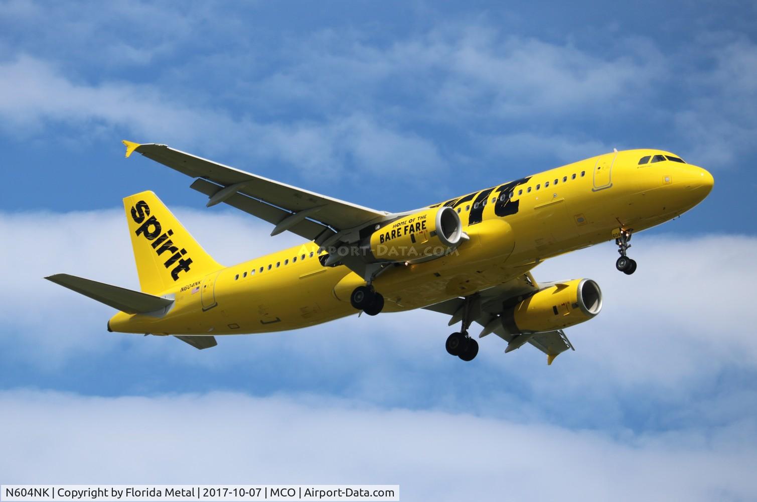 N604NK, 2010 Airbus A320-232 C/N 4431, Spirit