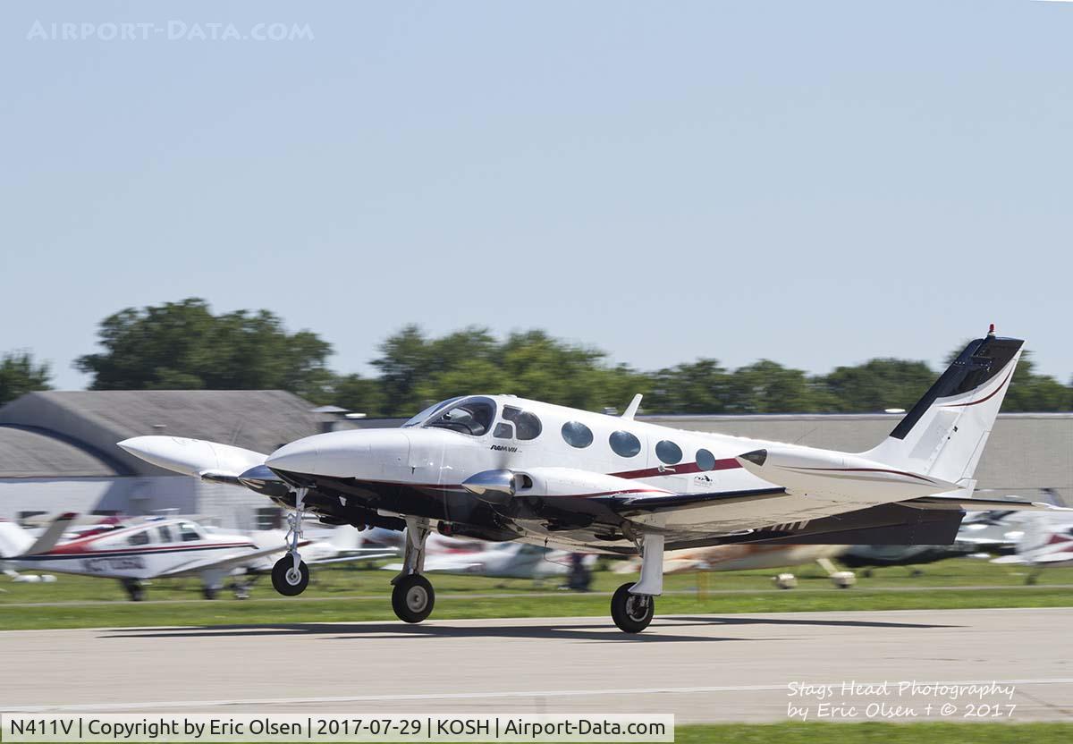 N411V, 1973 Cessna 340 C/N 340-0250, Cessna 340 at Airventure.
