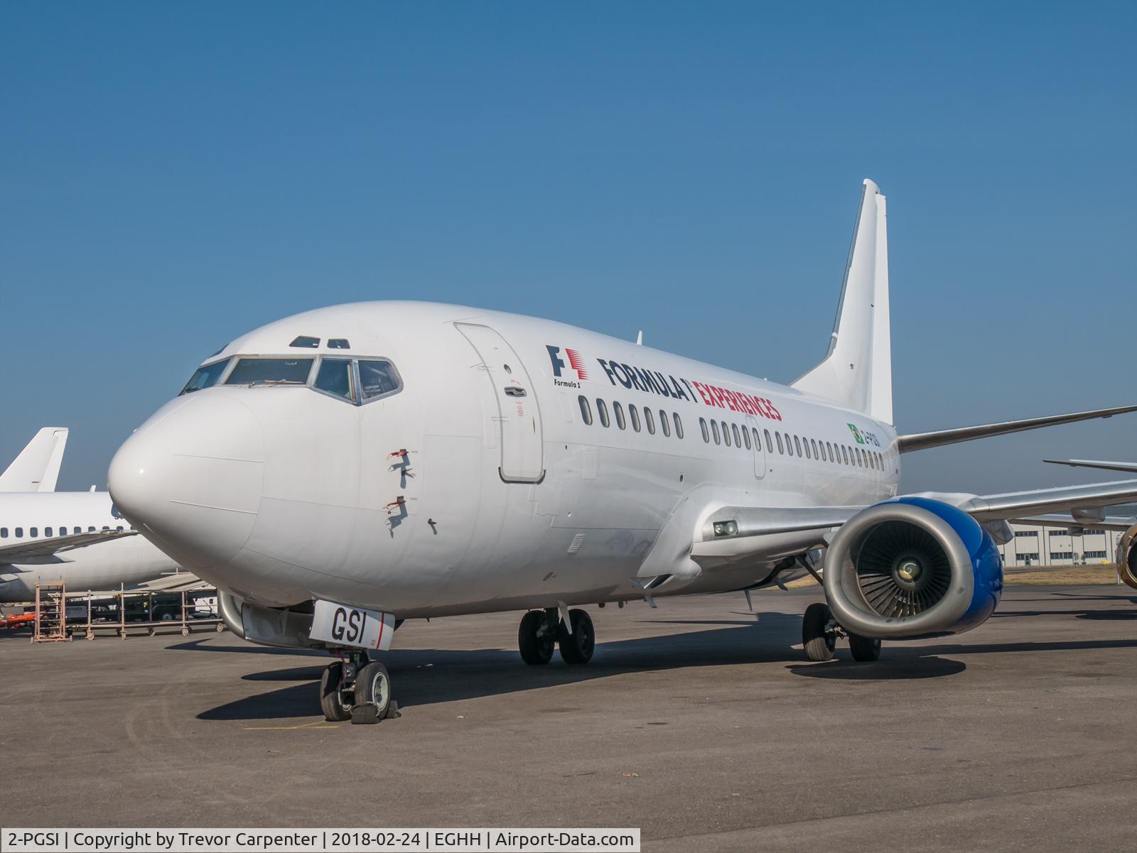 2-PGSI, 1992 Boeing 737-55D C/N 27418, European Aviation Group, Formula 1 scheme