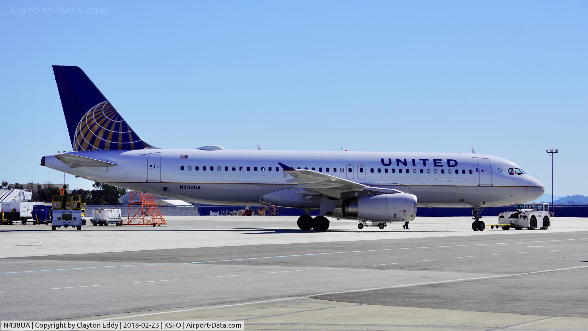 N438UA, 1997 Airbus A320-232 C/N 678, SFO 2018.