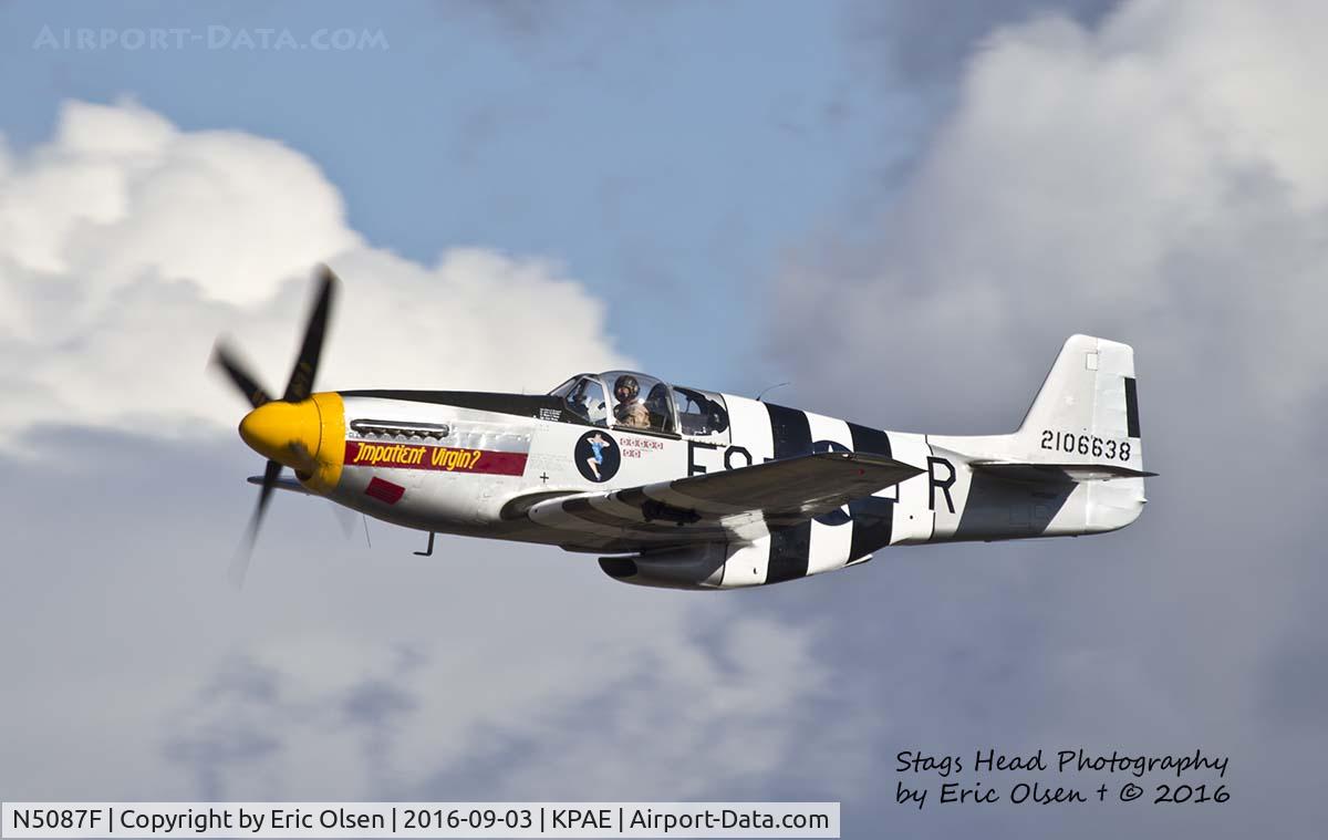 N5087F, 1943 North American P-51B Mustang C/N 104-25440, P-51B during VAW.