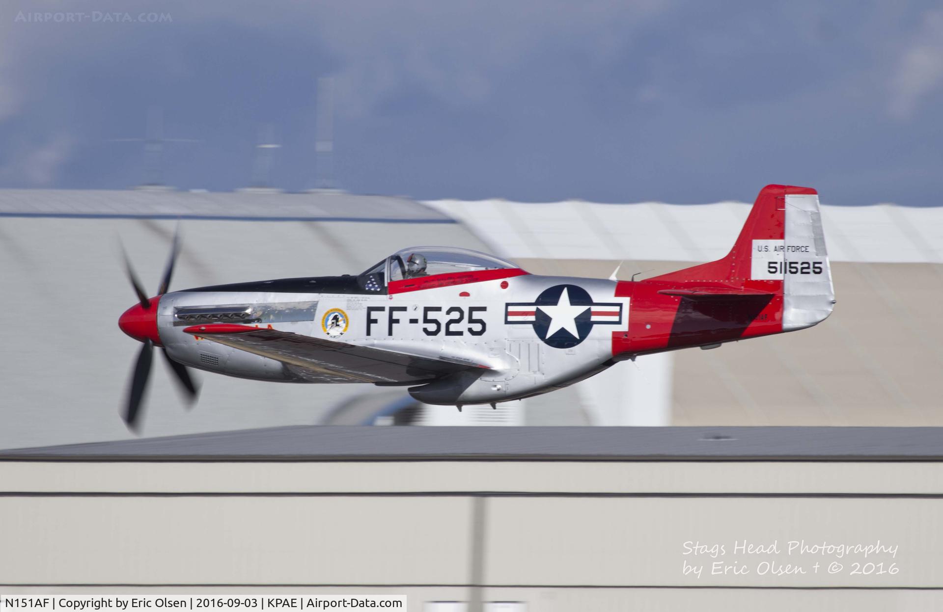 N151AF, 1945 North American P-51D Mustang C/N 45-11525, P-51D at VAW.