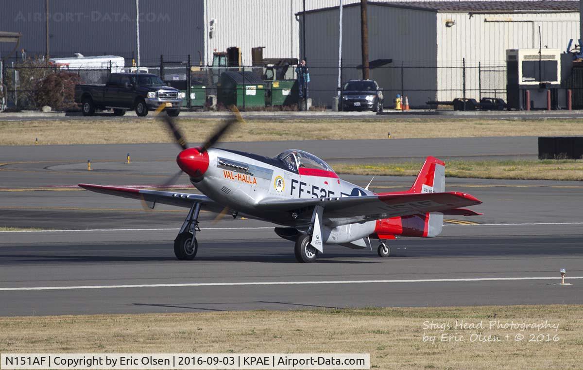 N151AF, 1945 North American P-51D Mustang C/N 45-11525, P-51D at VAW.