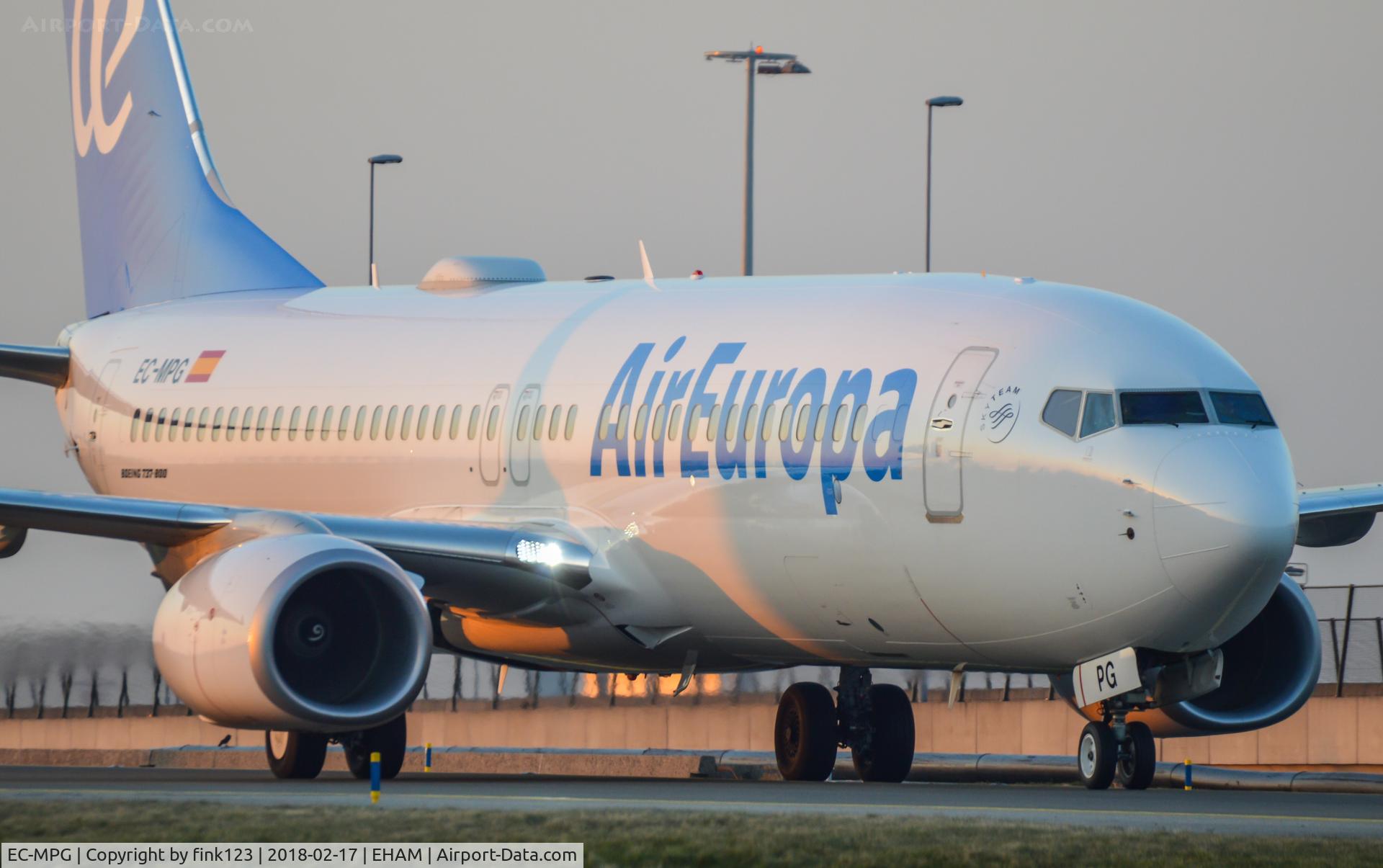 EC-MPG, 2017 Boeing 737-800 C/N 60586, Air europa 737