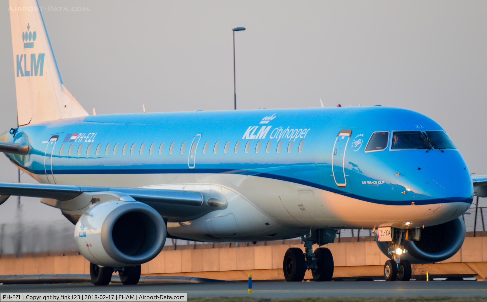 PH-EZL, 2010 Embraer 190LR (ERJ-190-100LR) C/N 19000334, E190