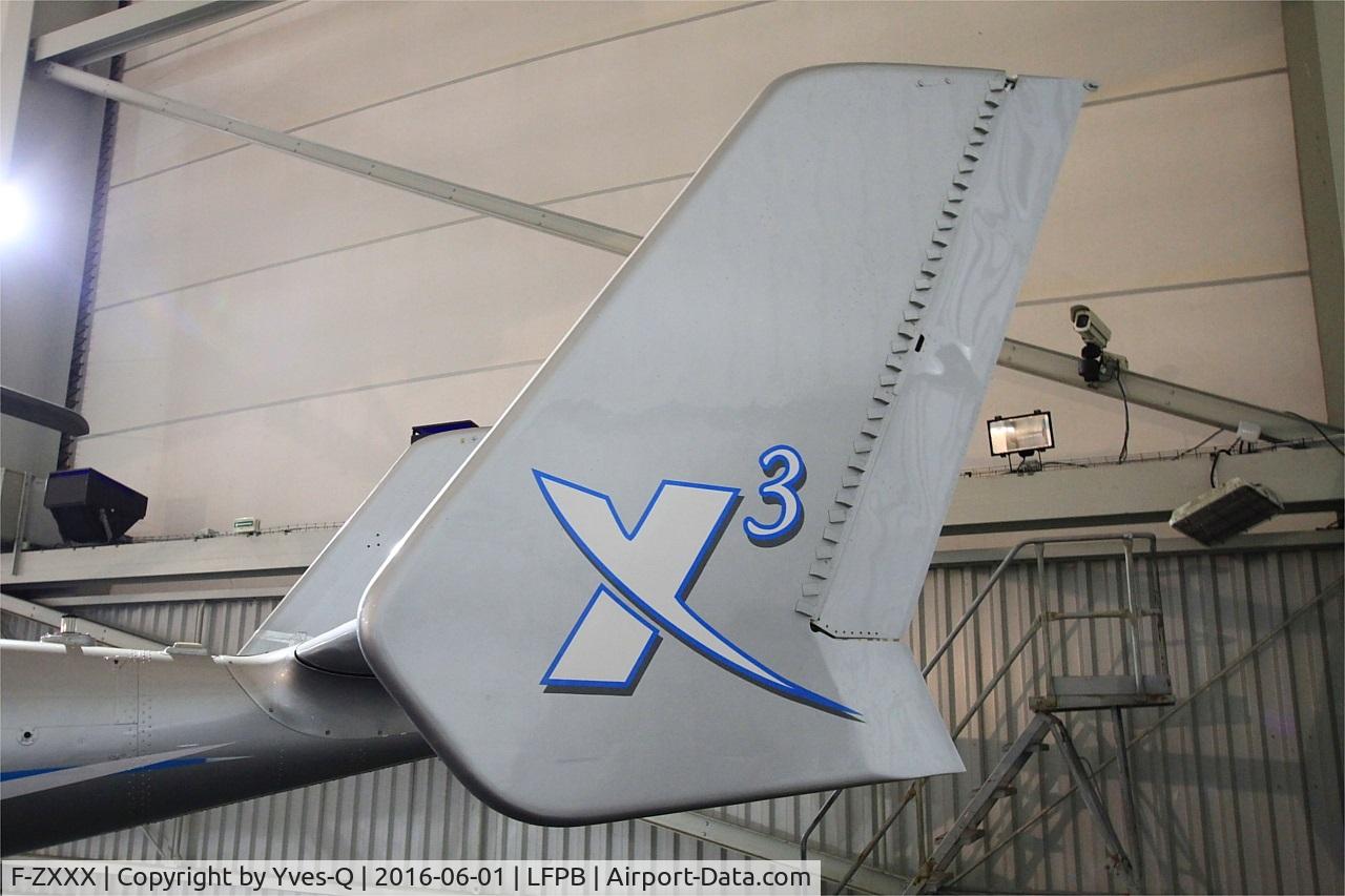 F-ZXXX, 2010 Eurocopter X3 C/N 0001, Eurocopter X3, Tail close up view, Air & Space Museum Paris-Le Bourget (LFPB)