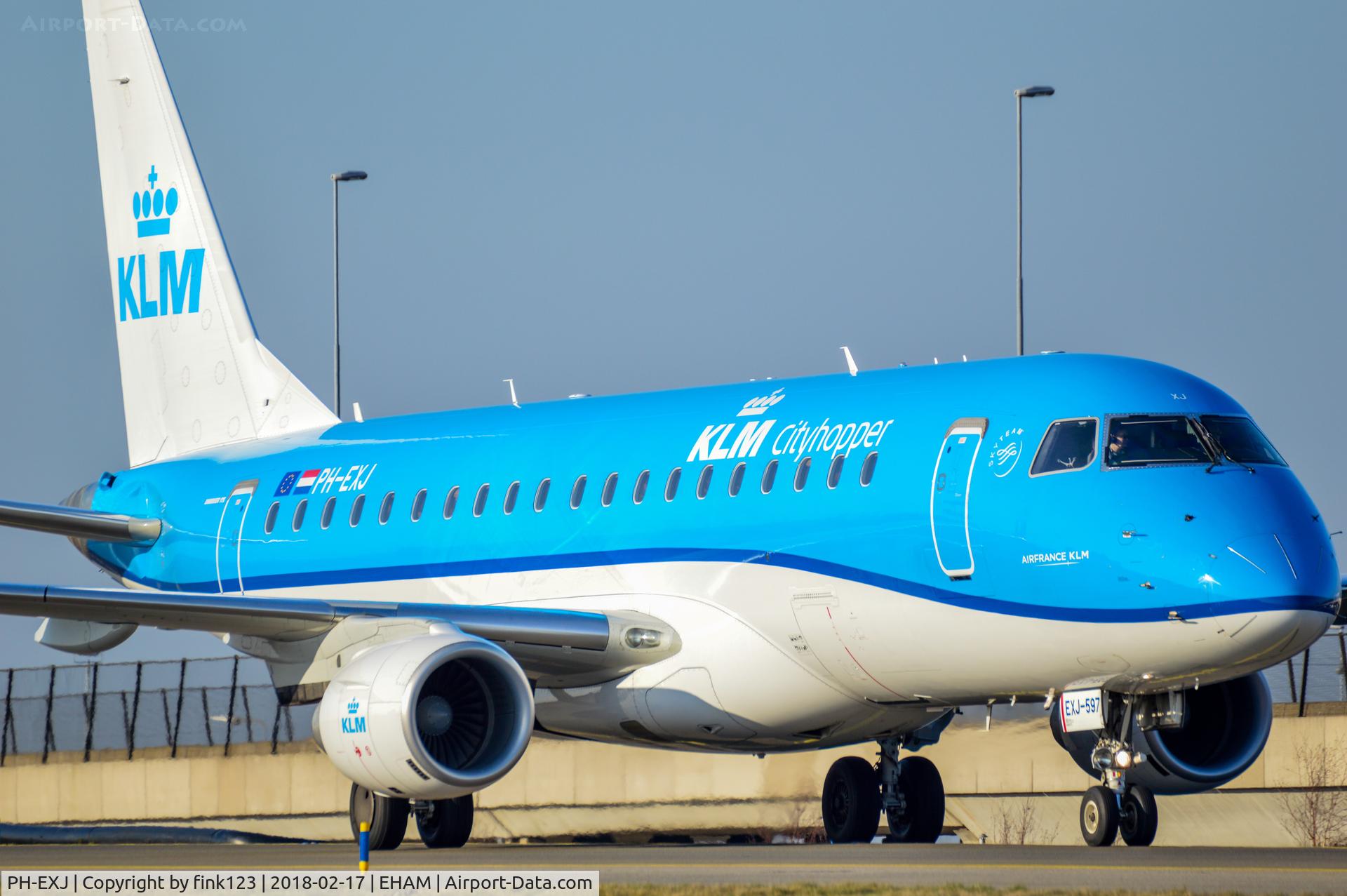 PH-EXJ, 2016 Embraer 175LR (ERJ-170-200LR) C/N 17000597, E175