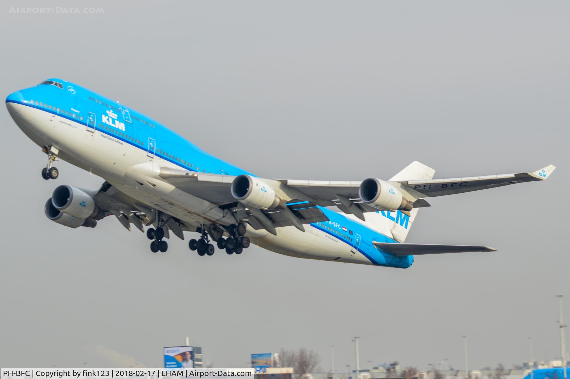 PH-BFC, 1989 Boeing 747-406BC C/N 23982, KLM 747