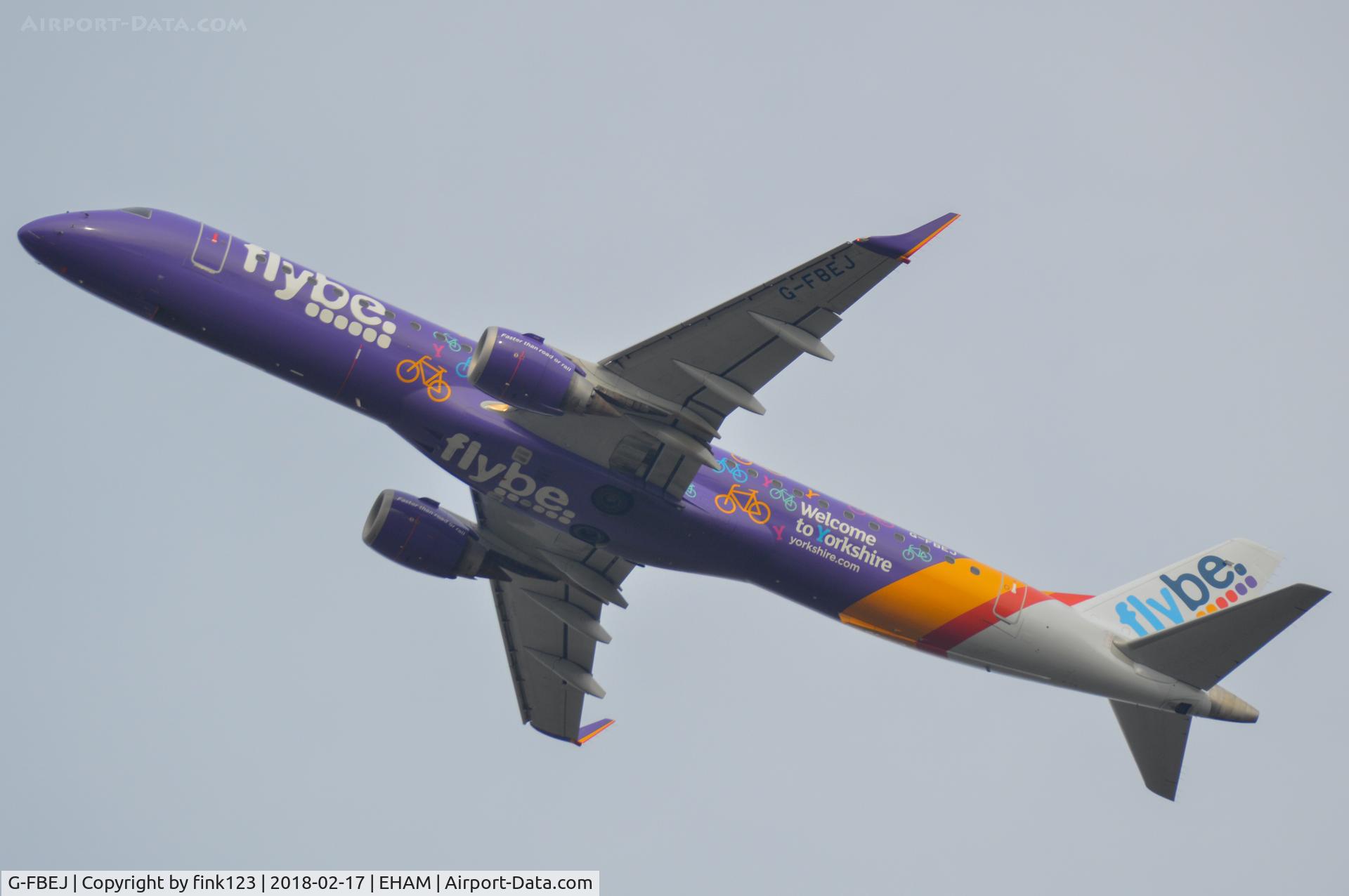 G-FBEJ, 2007 Embraer 195LR (ERJ-190-200LR) C/N 19000155, E195