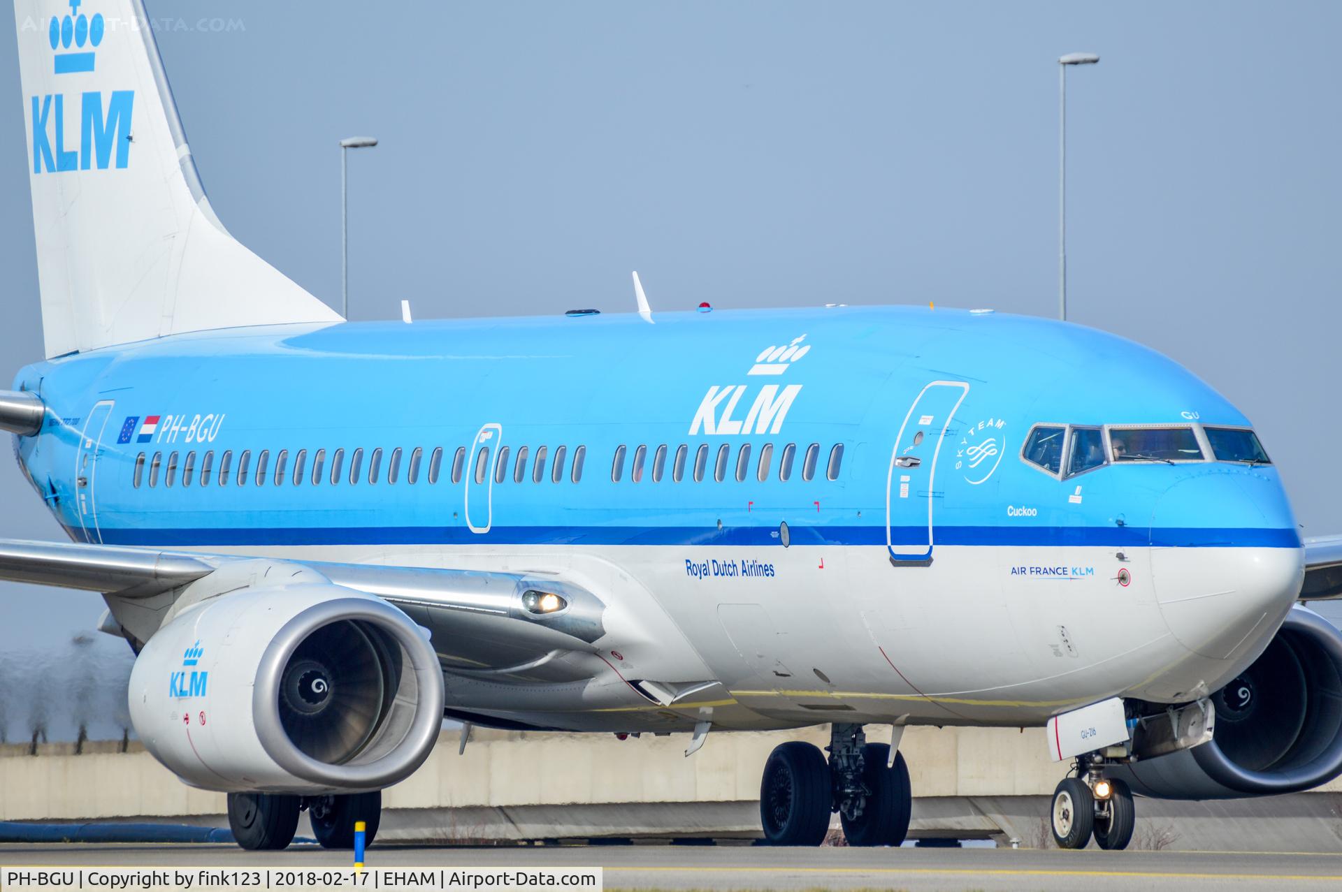 PH-BGU, 2011 Boeing 737-7K2 C/N 39257, KLM 737