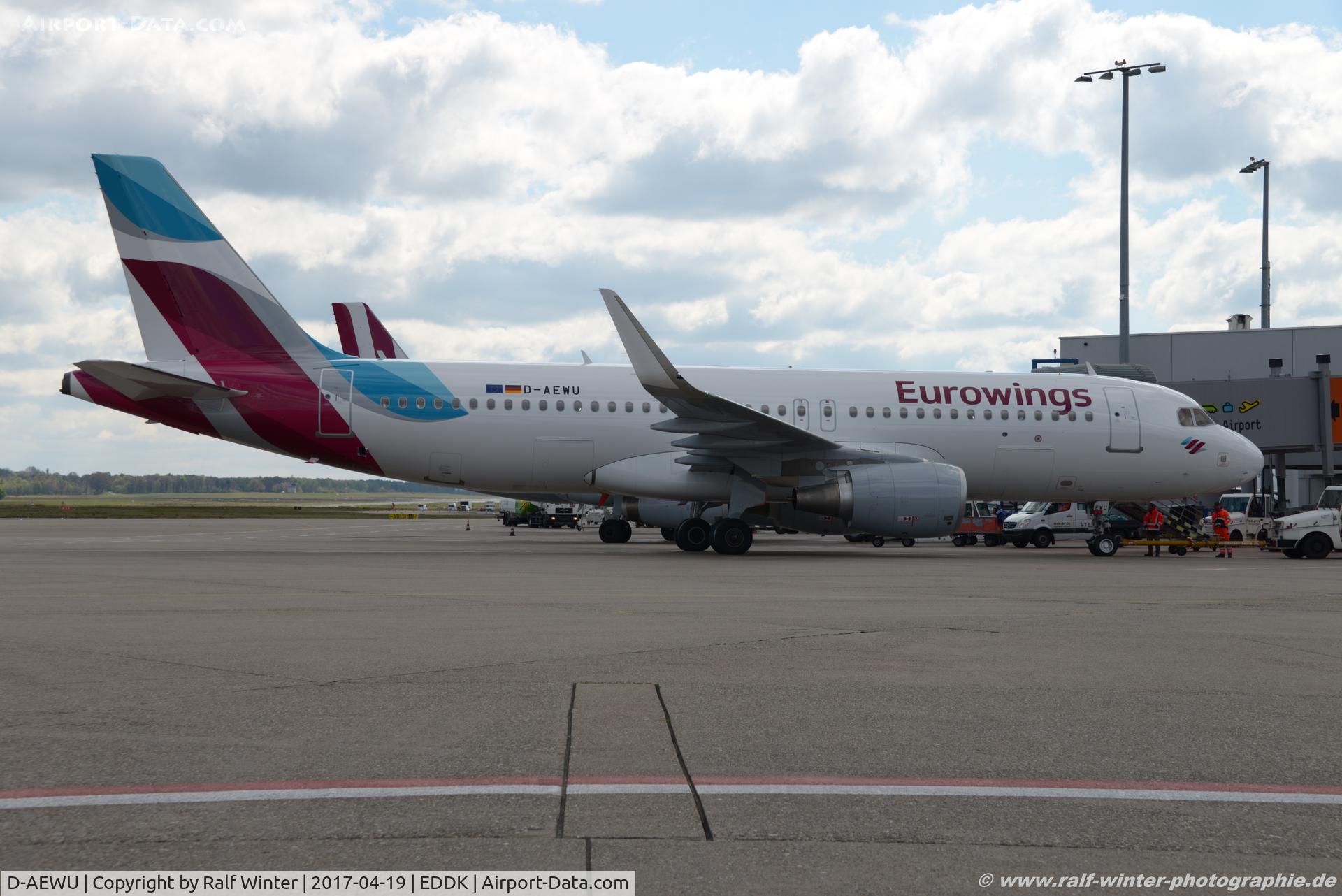 D-AEWU, 2017 Airbus A320-214 C/N 7513, Airbus A320-214(W) - EW EWG Eurowings - 7513 - D-AEWU - 19.04.2017 - CGN