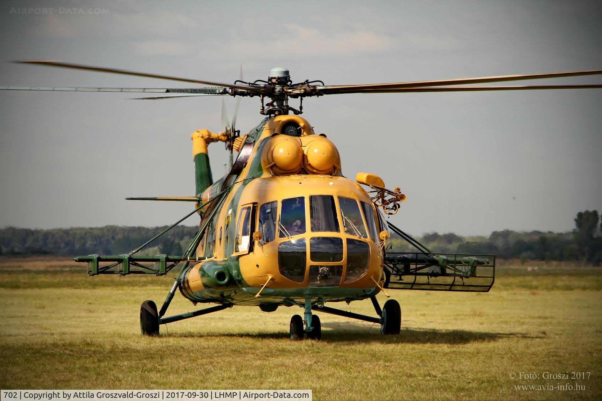 702, 1987 Mil Mi-17 Hip C/N 104M02, Matkó Airport, Hungary
