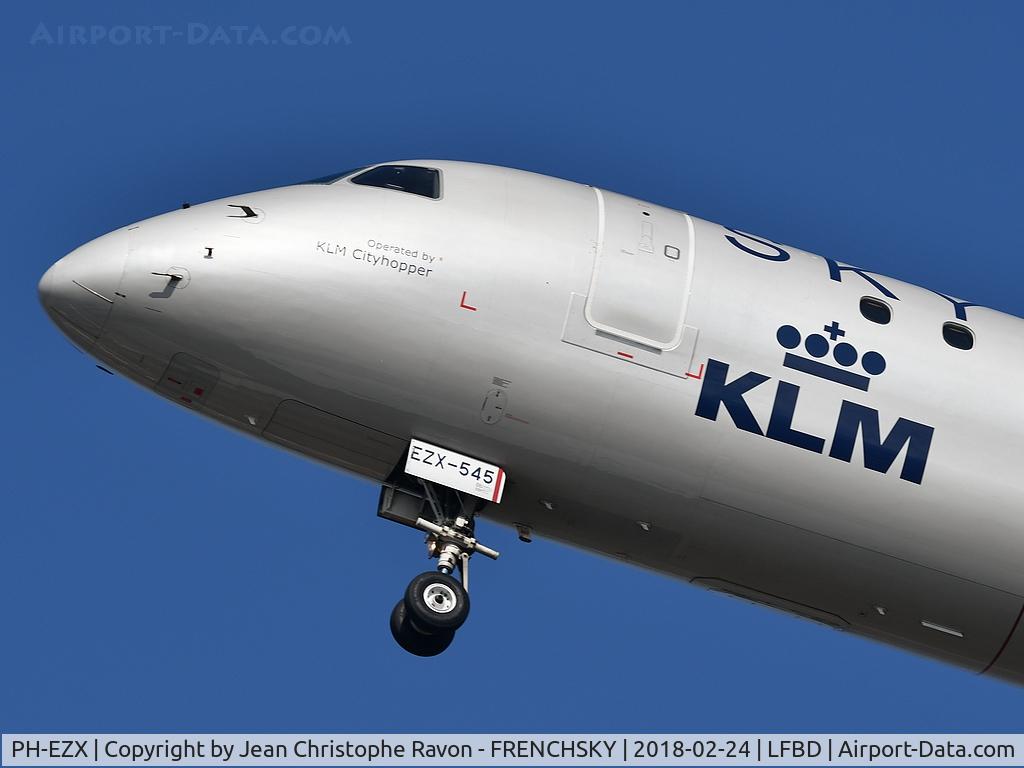 PH-EZX, 2012 Embraer 190LR (ERJ-190-100LR) C/N 19000545, KLM1315 (SkyTeam Livery)