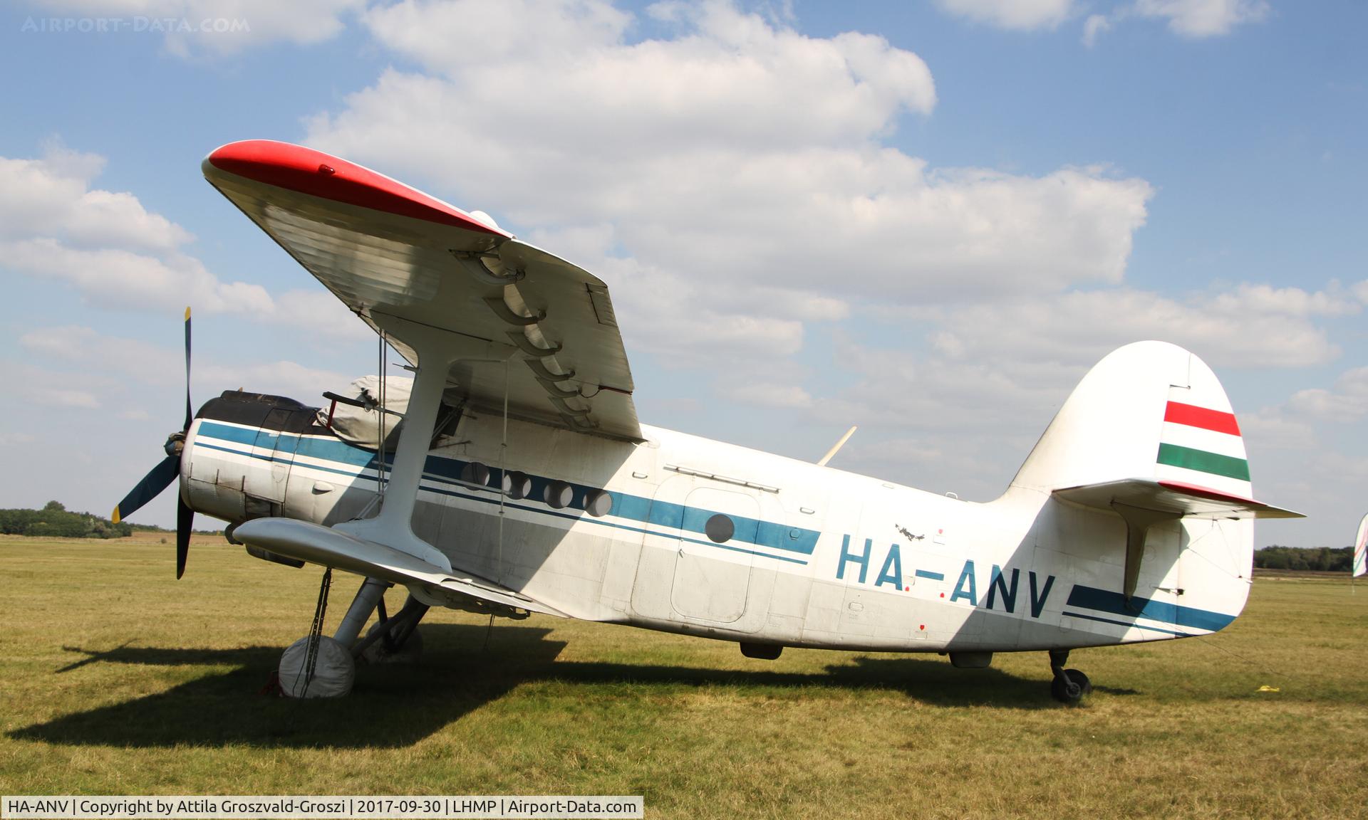 HA-ANV, 1988 PZL-Mielec An-2TD C/N 1G231-48, Matkó Airport, Hungary